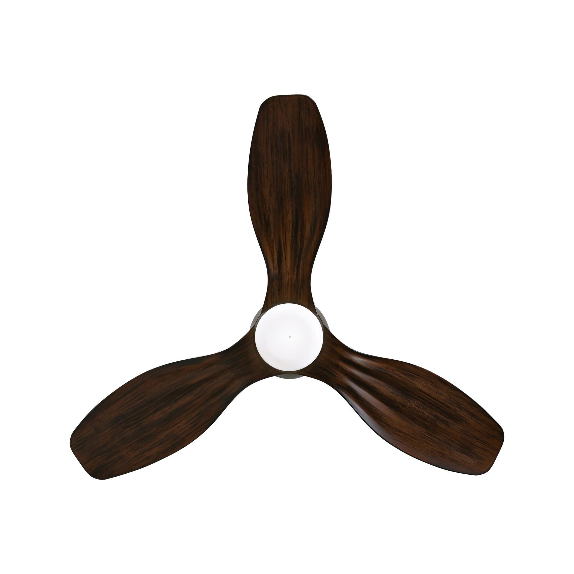 Ventiara 36" Coal Black LED Flush Mount Ceiling Fan
