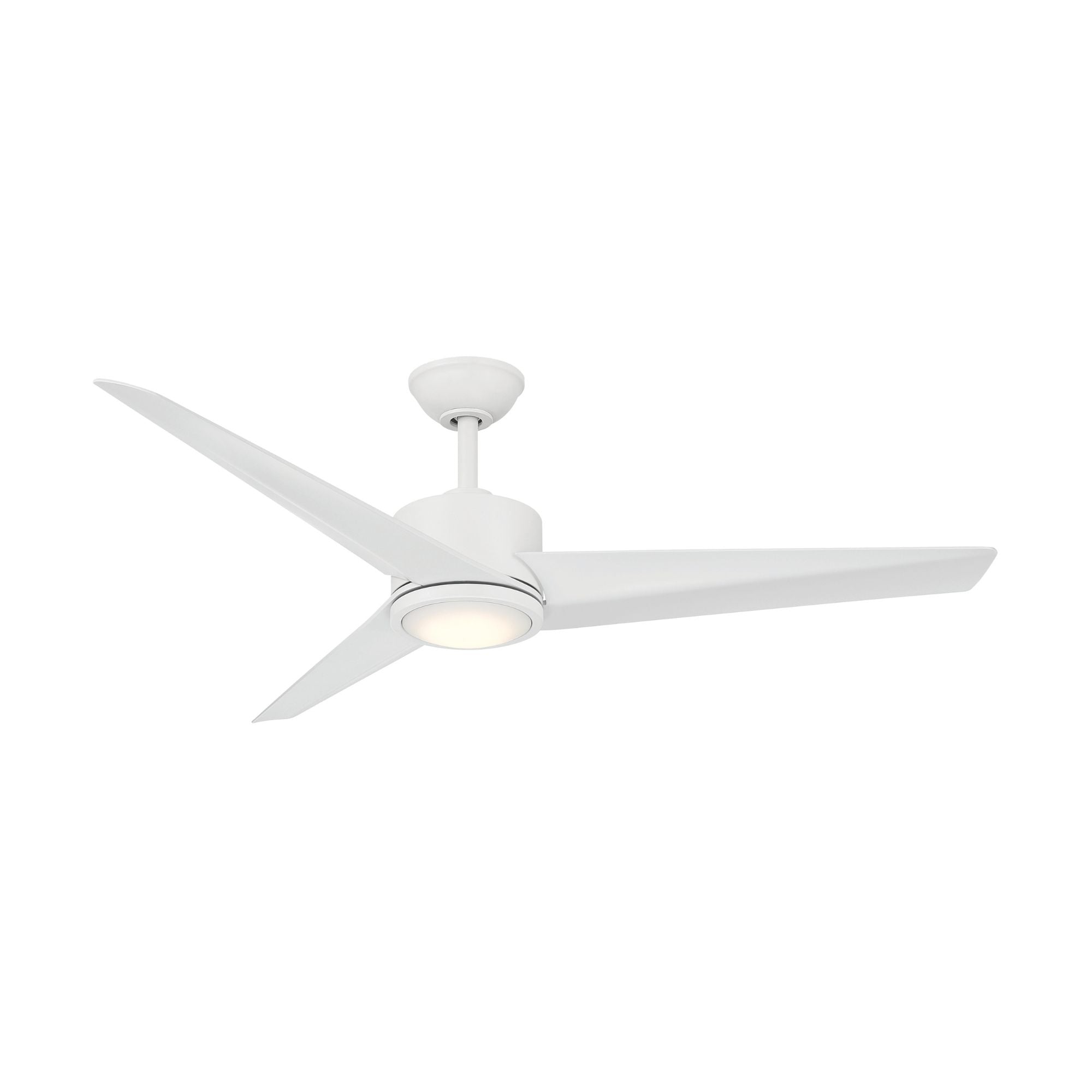 Minka Aire Verna 52'' Ceiling Fan with LED Light AC Motor Flat White