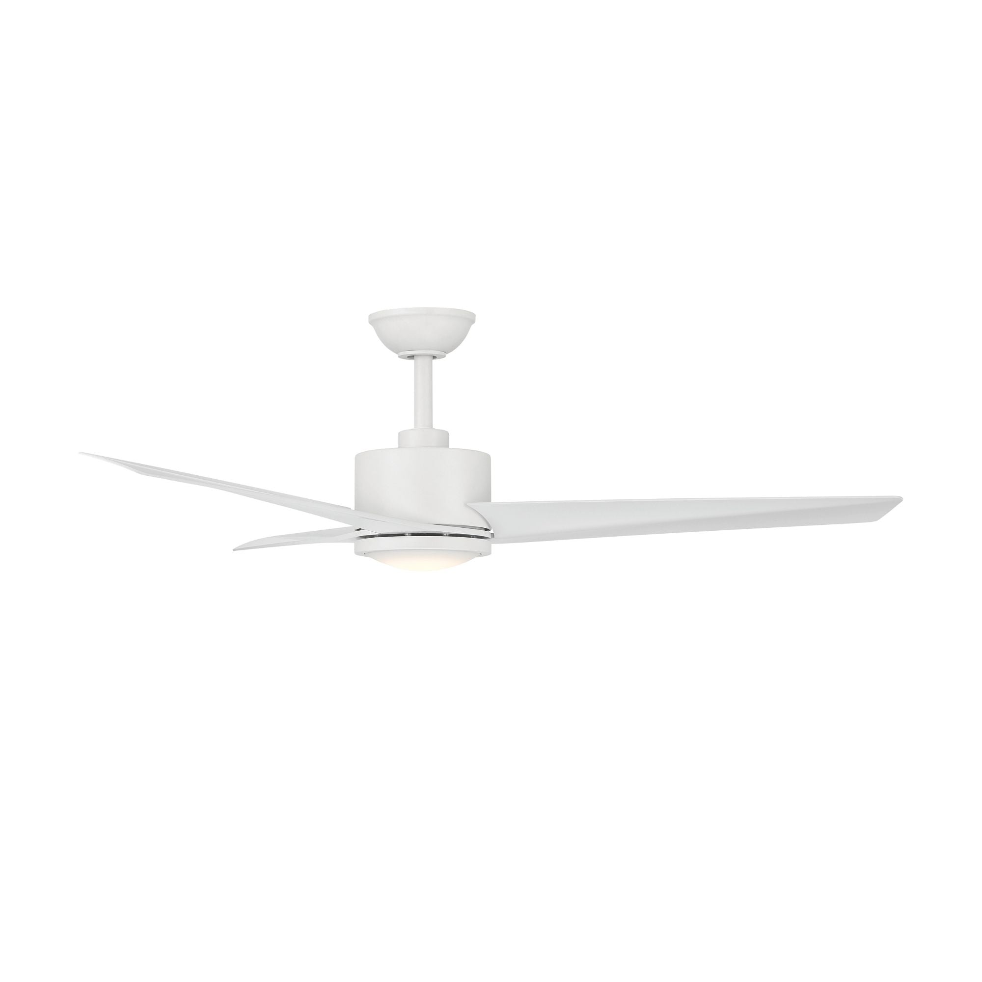 Minka Aire Verna 52'' Ceiling Fan with LED Light AC Motor Flat White