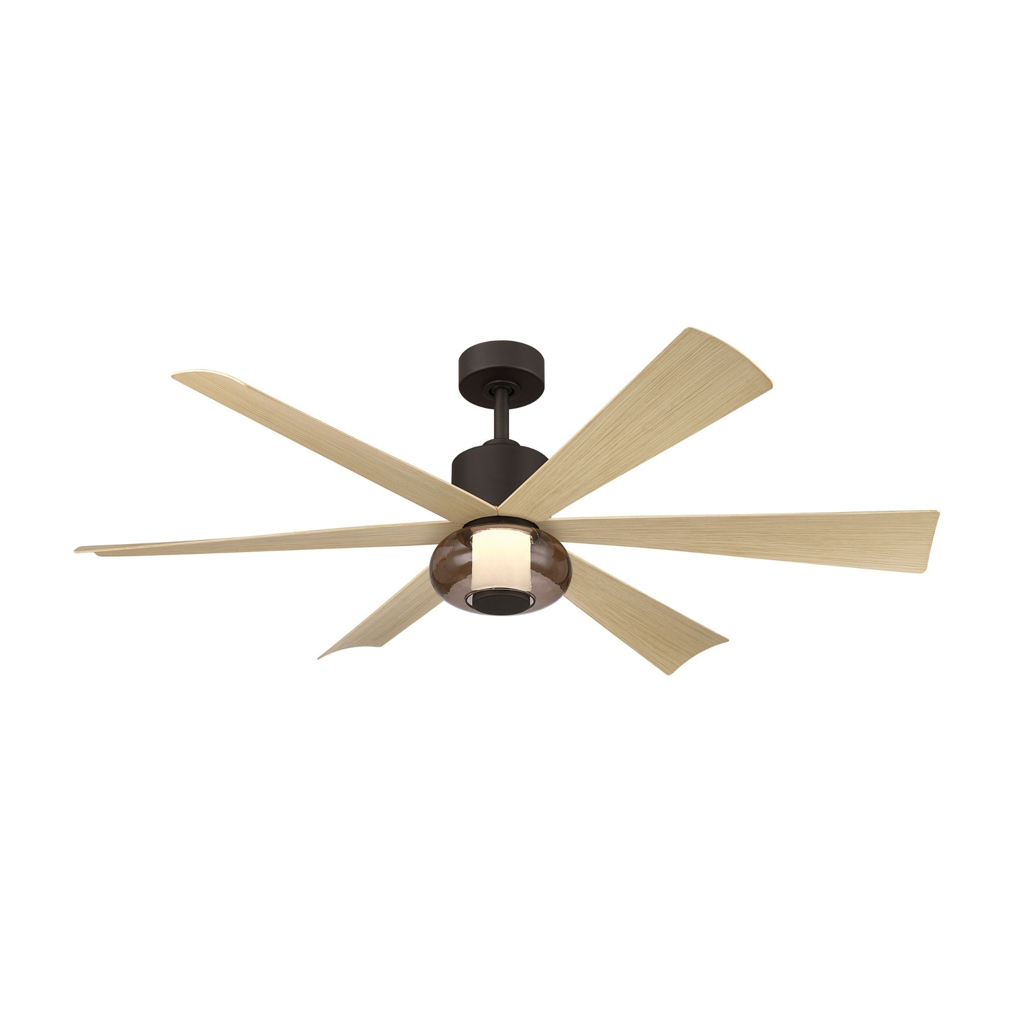 Minka Aire Veyra 56'' Smart Ceiling Fan with LED Light DC Motor Dark Bronze