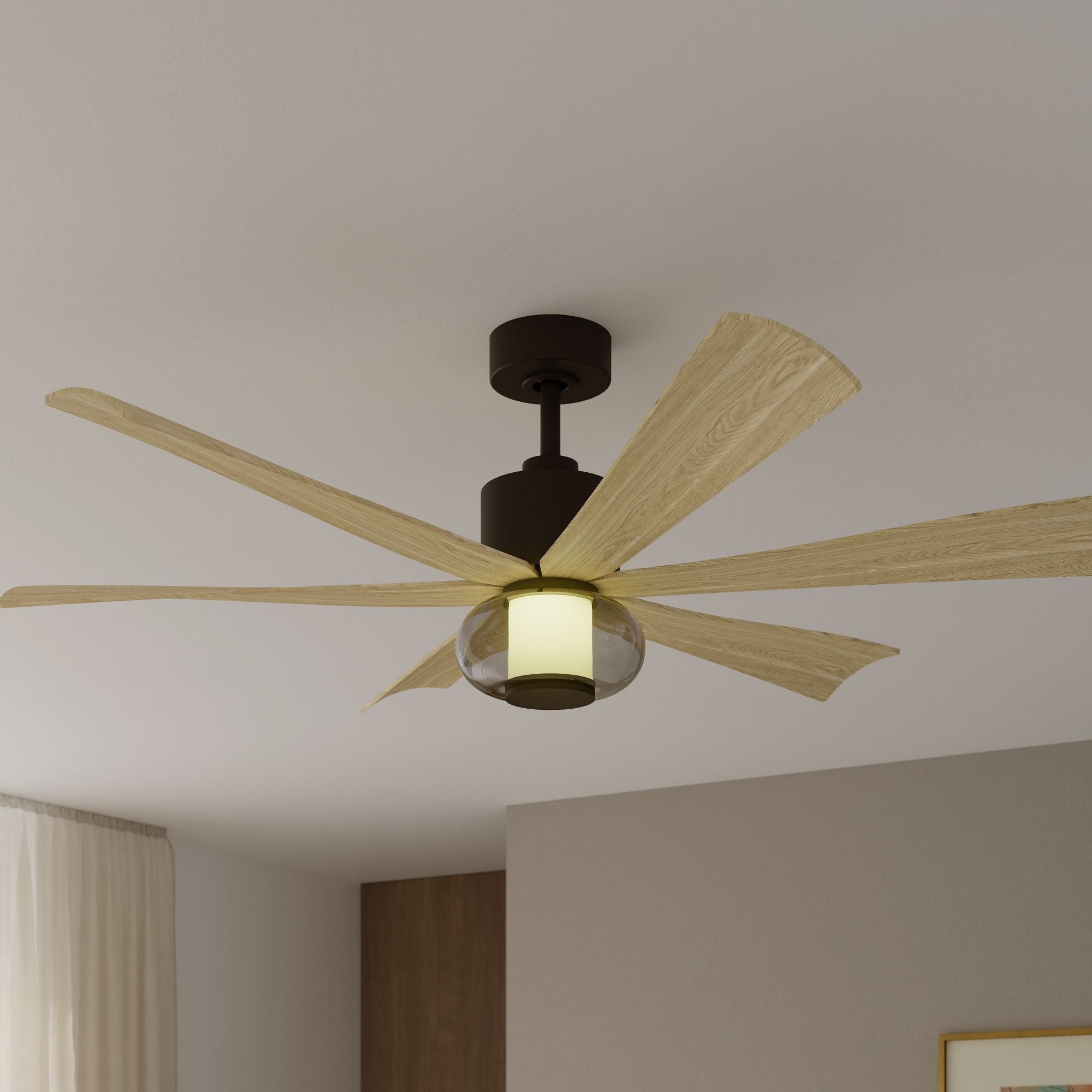 Minka Aire Veyra 56'' Smart Ceiling Fan with LED Light DC Motor