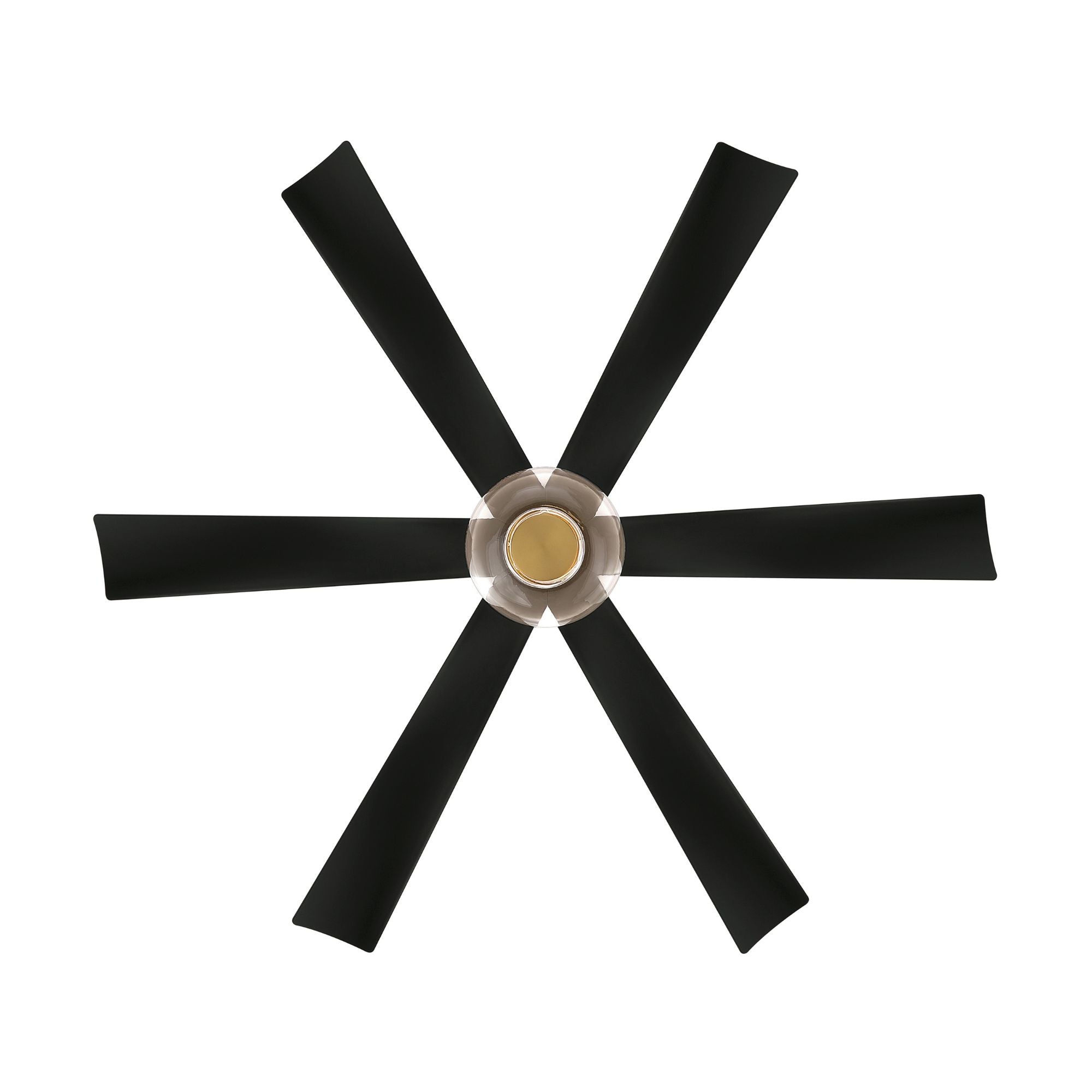 Minka Aire Veyra 56'' Smart Ceiling Fan with LED Light DC Motor Legacy Brass/Coal Black