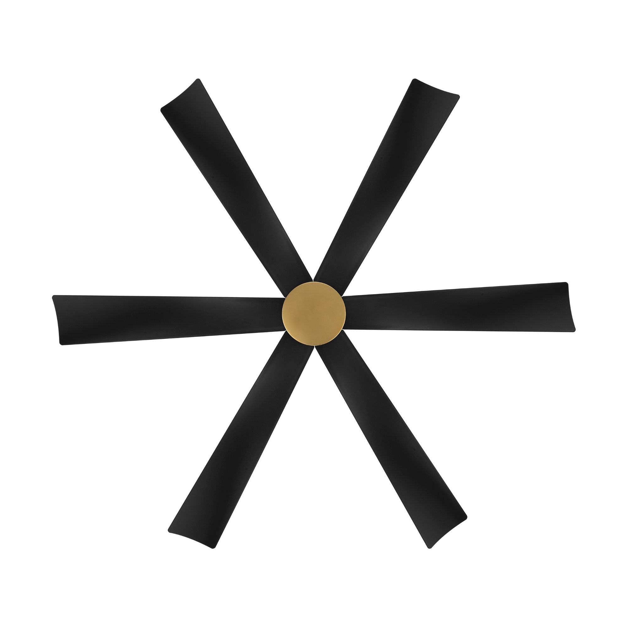 Minka Aire Veyra 56'' Smart Ceiling Fan with LED Light DC Motor Legacy Brass/Coal Black