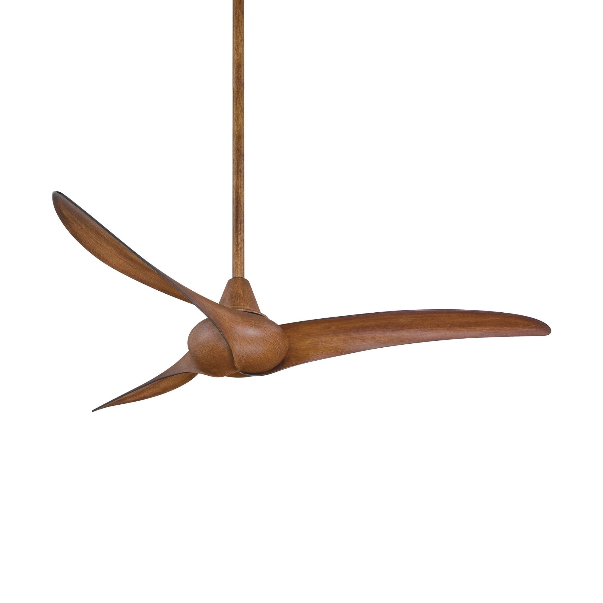 Wave 52" Distressed Koa Indoor Ceiling Fan with Remote