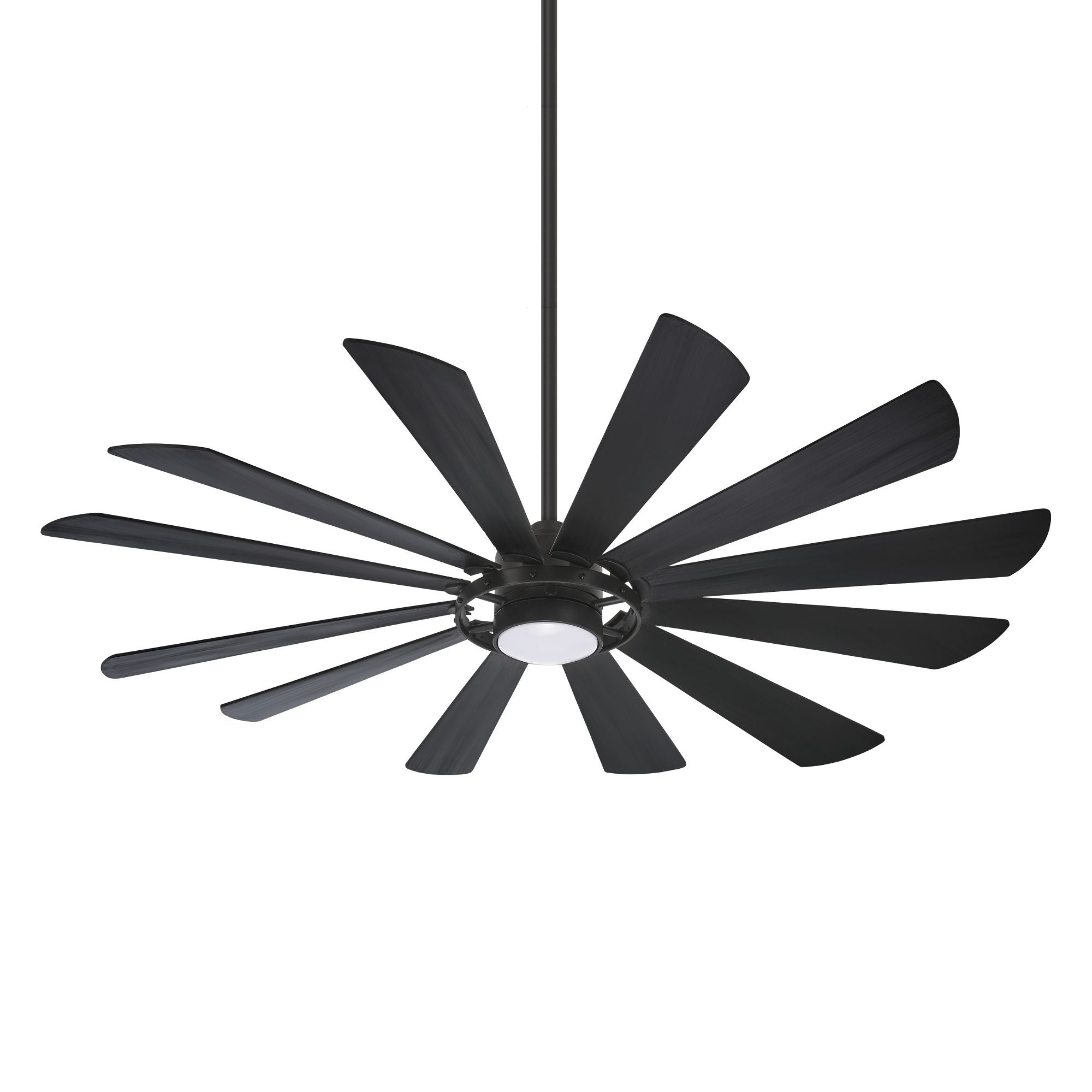 Windmolen LED 65" Wet Rated Smart Ceiling Fan, Textured Coal