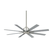 Xtreme H2O 52" Windmill Outdoor Ceiling Fan with Remote, Brushed Nickel - Bees Lighting