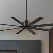 Xtreme H2O 52" Windmill Outdoor Ceiling Fan with Remote, Black Coal