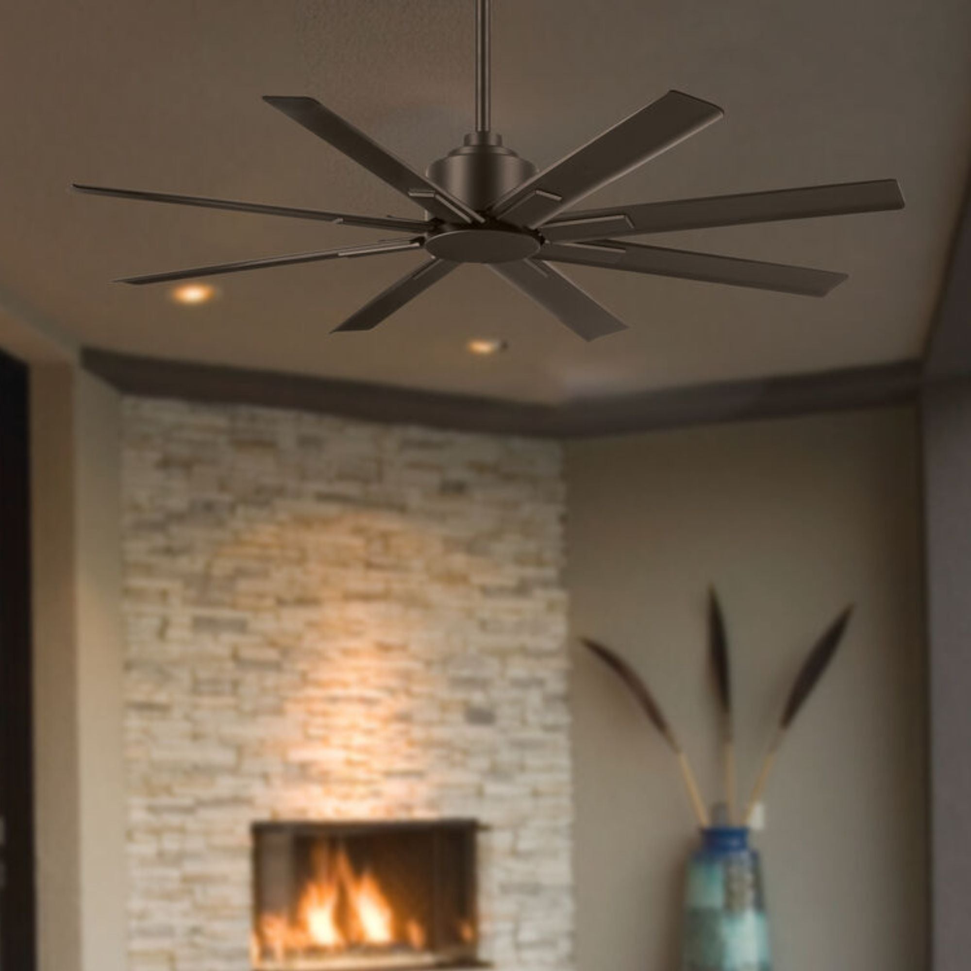 Xtreme H2O 52" Windmill Outdoor Ceiling Fan - Bees Lighting