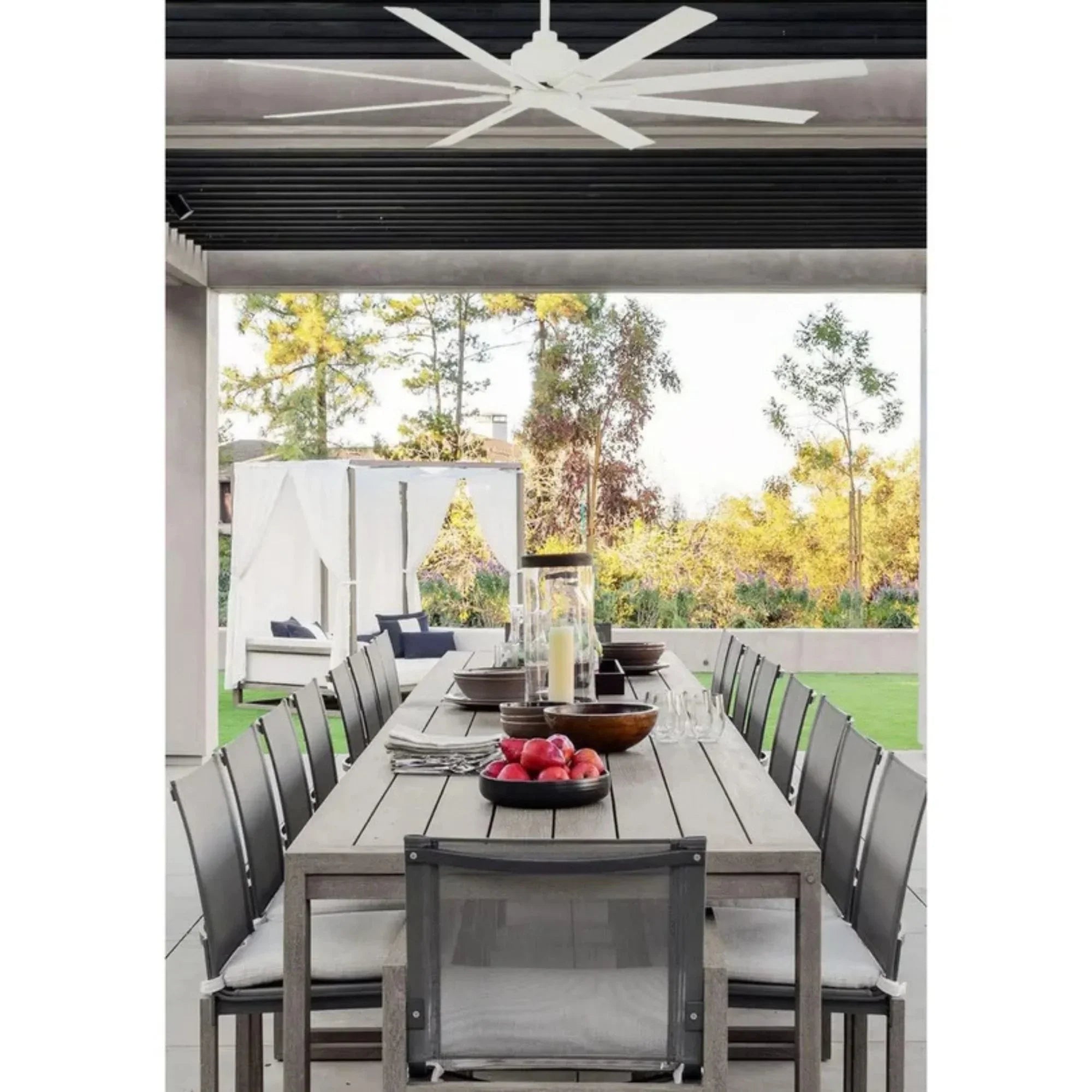 Xtreme H2O 65" Windmill Outdoor Ceiling Fan with Remote, Flat White