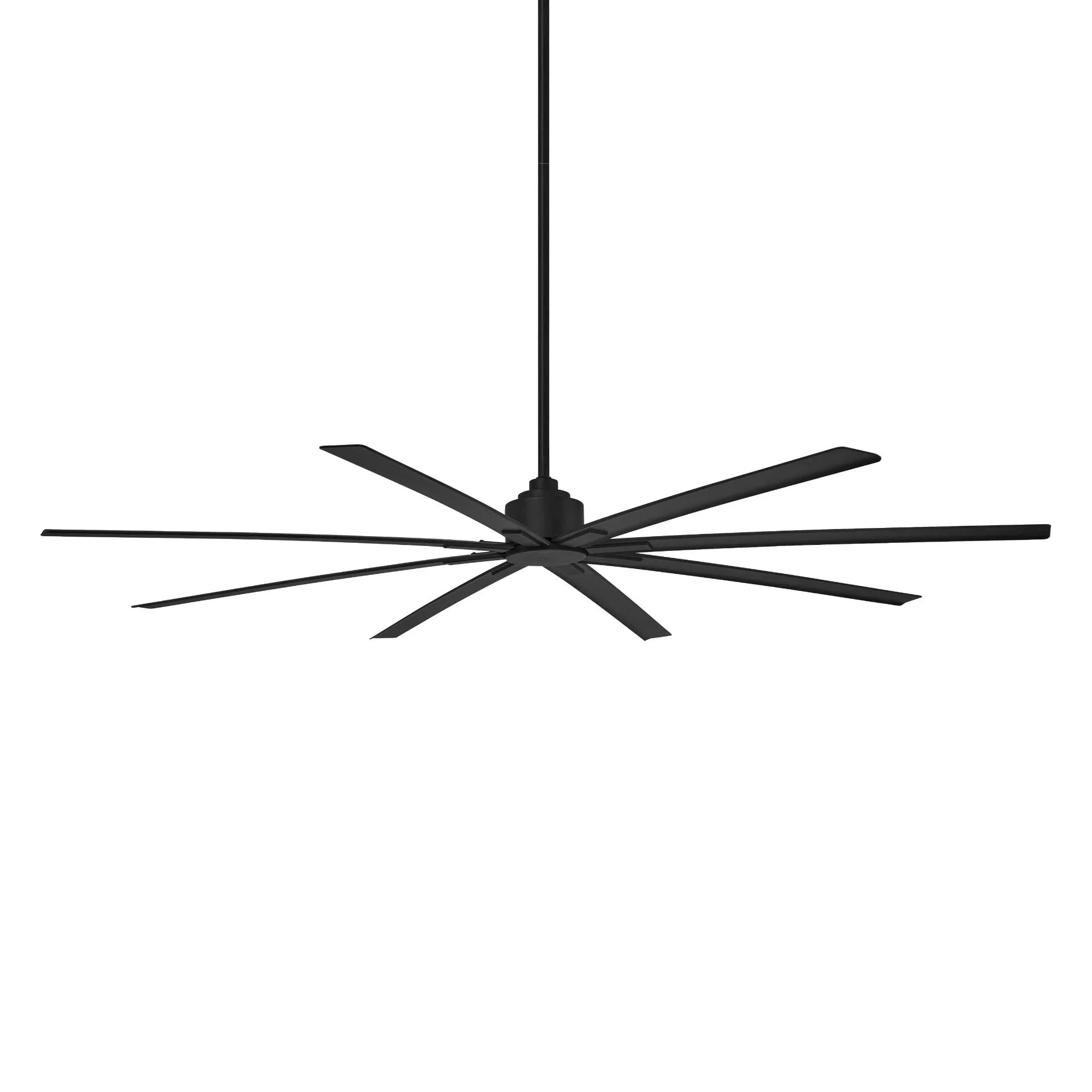 Xtreme H2O 84" Large Windmill Outdoor Ceiling Fan with Remote, Black Coal