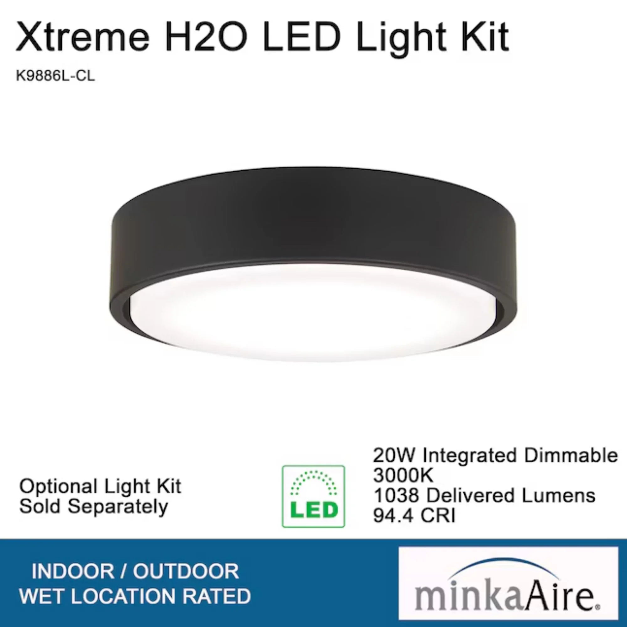 Xtreme H2O 84" Large Windmill Outdoor Ceiling Fan with Remote, Black Coal