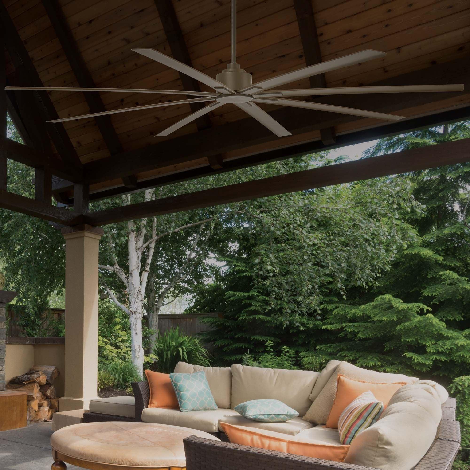 Xtreme H2O 84" Large Windmill Outdoor Ceiling Fan with Remote, Oil Rubbed Bronze