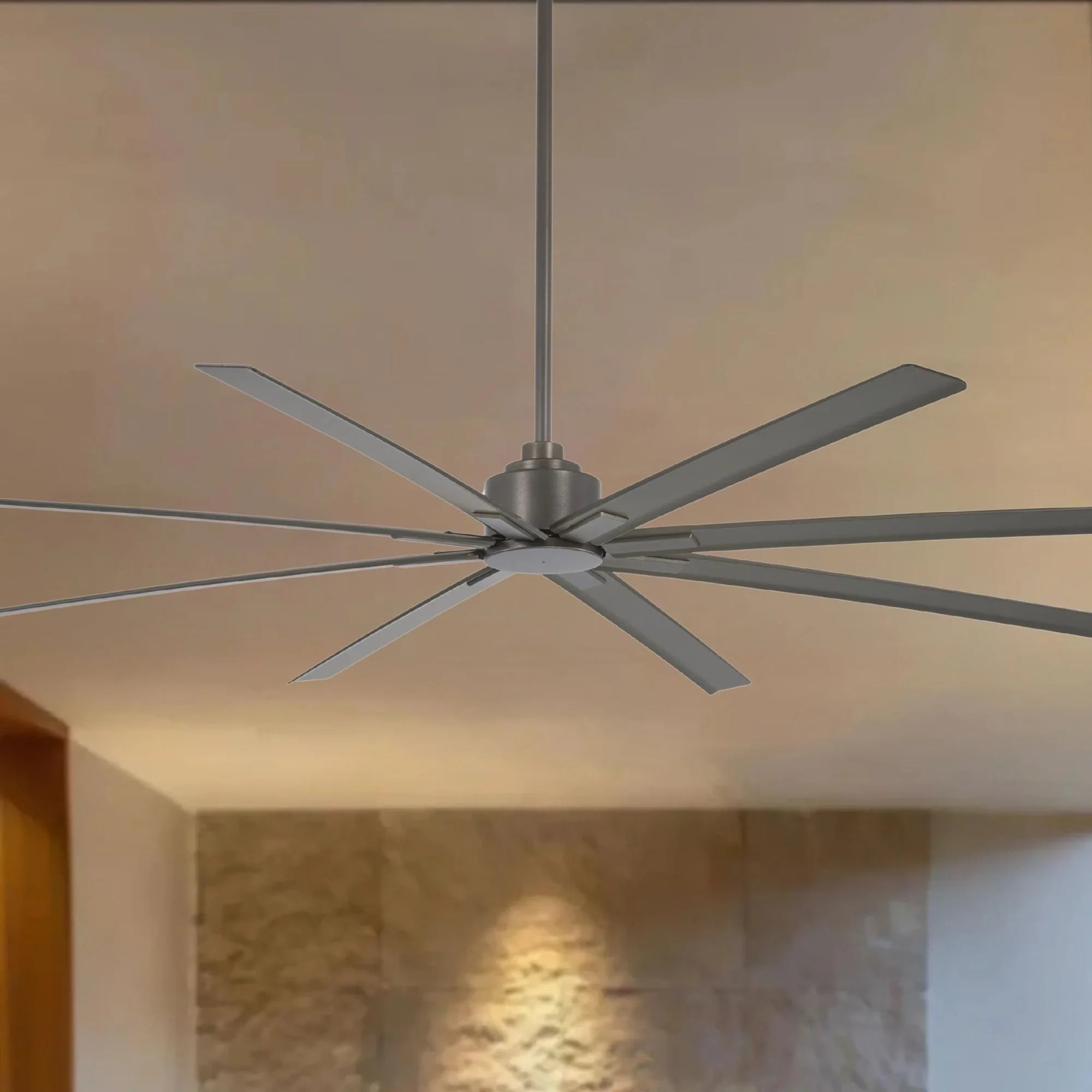 Xtreme H2O 84" Large Windmill Outdoor Ceiling Fan with Remote, Smoked Iron