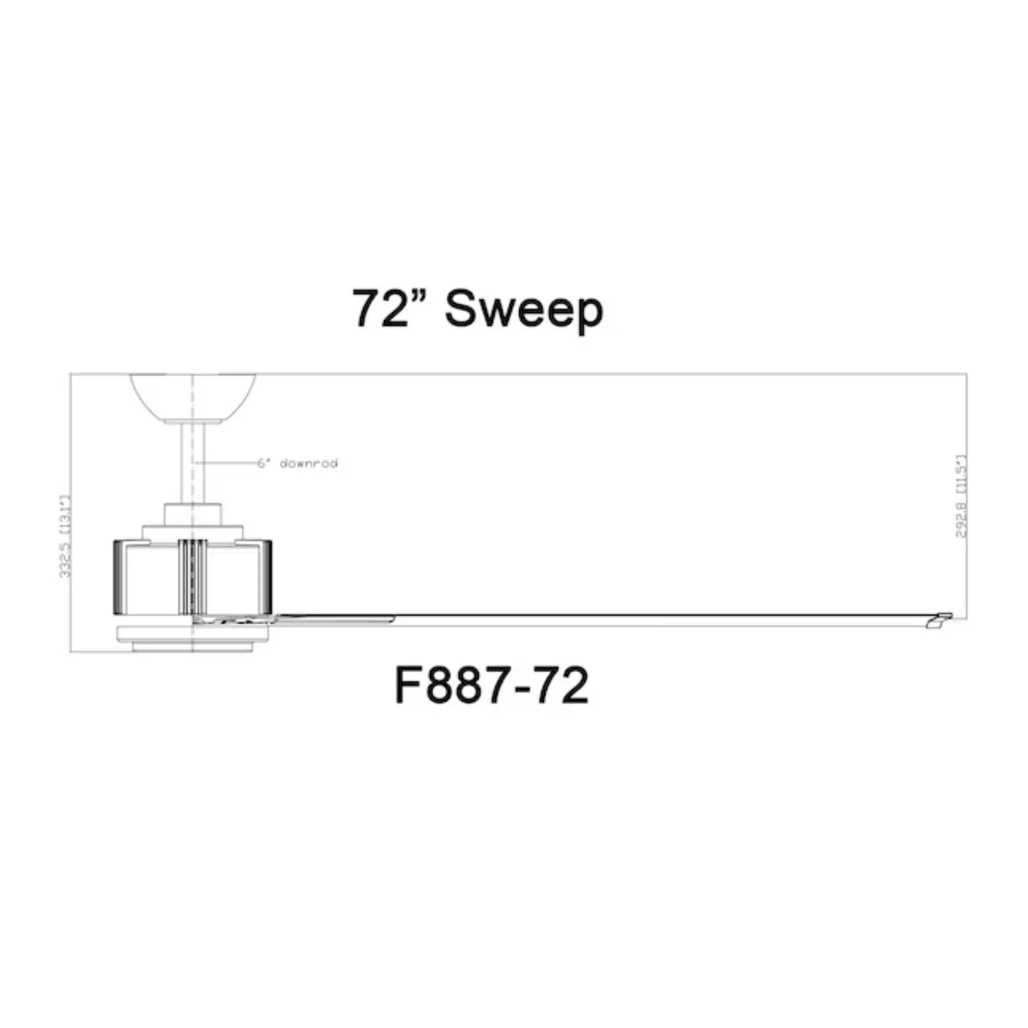 Xtreme 72" Windmill Ceiling Fan with Remote, Oil Rubbed Bronze