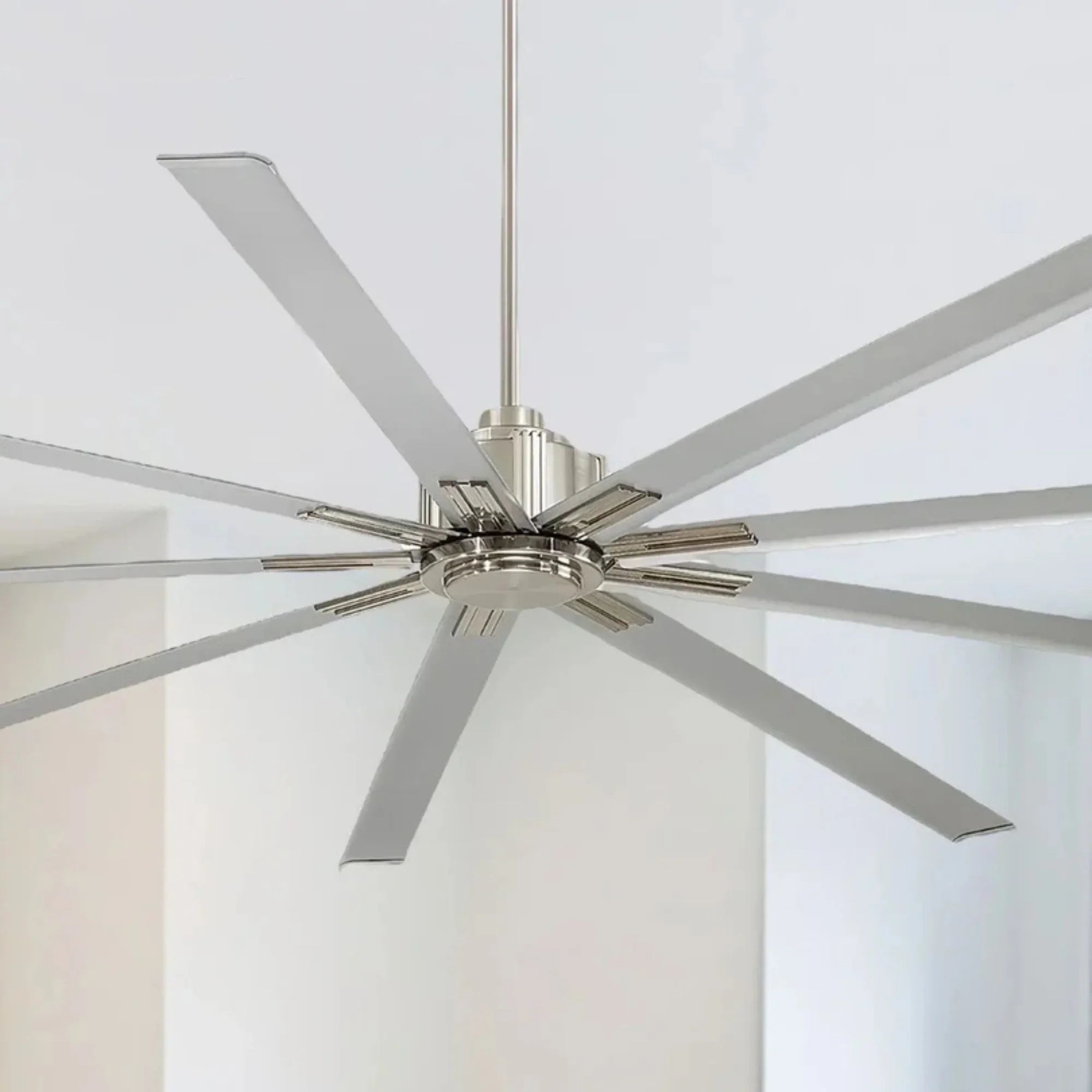 Xtreme 96" Large Windmill Ceiling Fan with Remote, Brushed Nickel