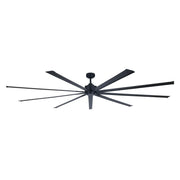 Xtreme 96" Large Windmill Ceiling Fan with Remote, Coal Black