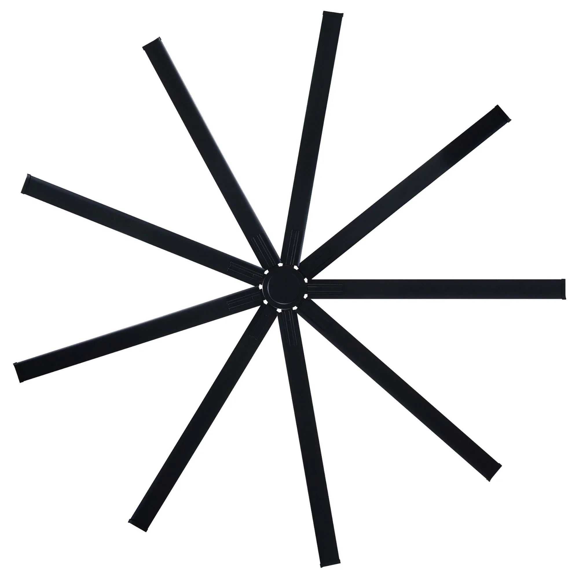 Xtreme 96" Large Windmill Ceiling Fan with Remote, Coal Black