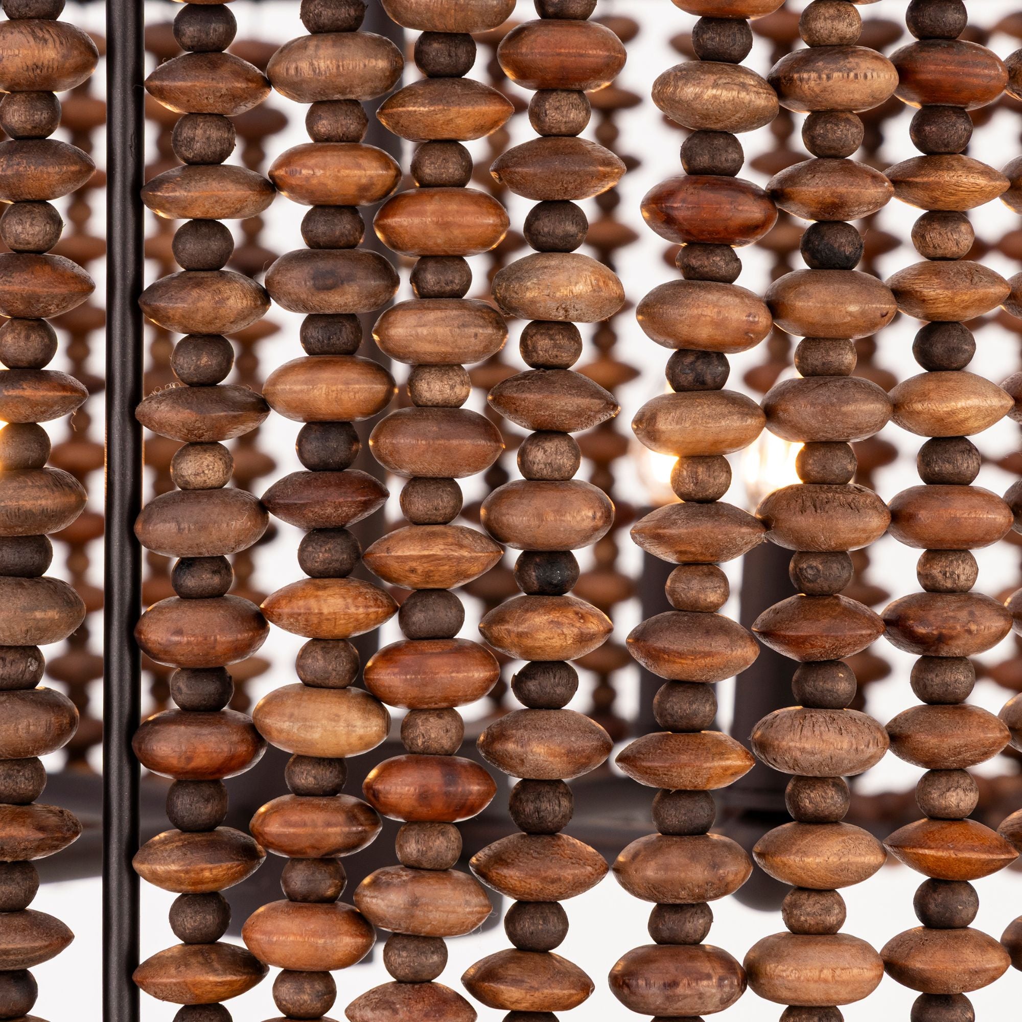 Minka-Lavery Beaudelle 26 in. 4-Light Pendant, Dark Bronze & Dark Brown with Drum Shade