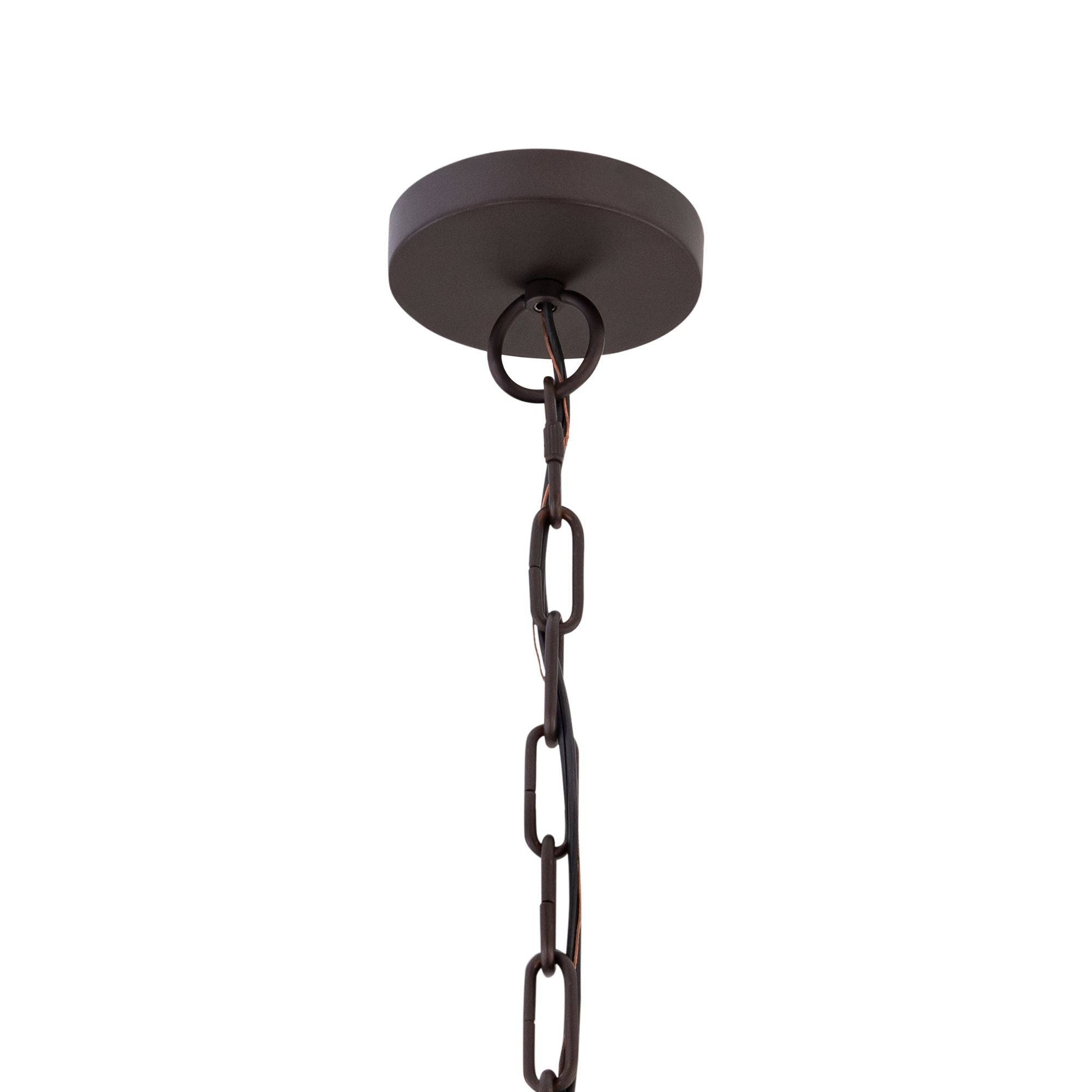 Minka-Lavery Beaudelle 36.75 in. 9-Light Pendant, Dark Bronze & Dark Brown