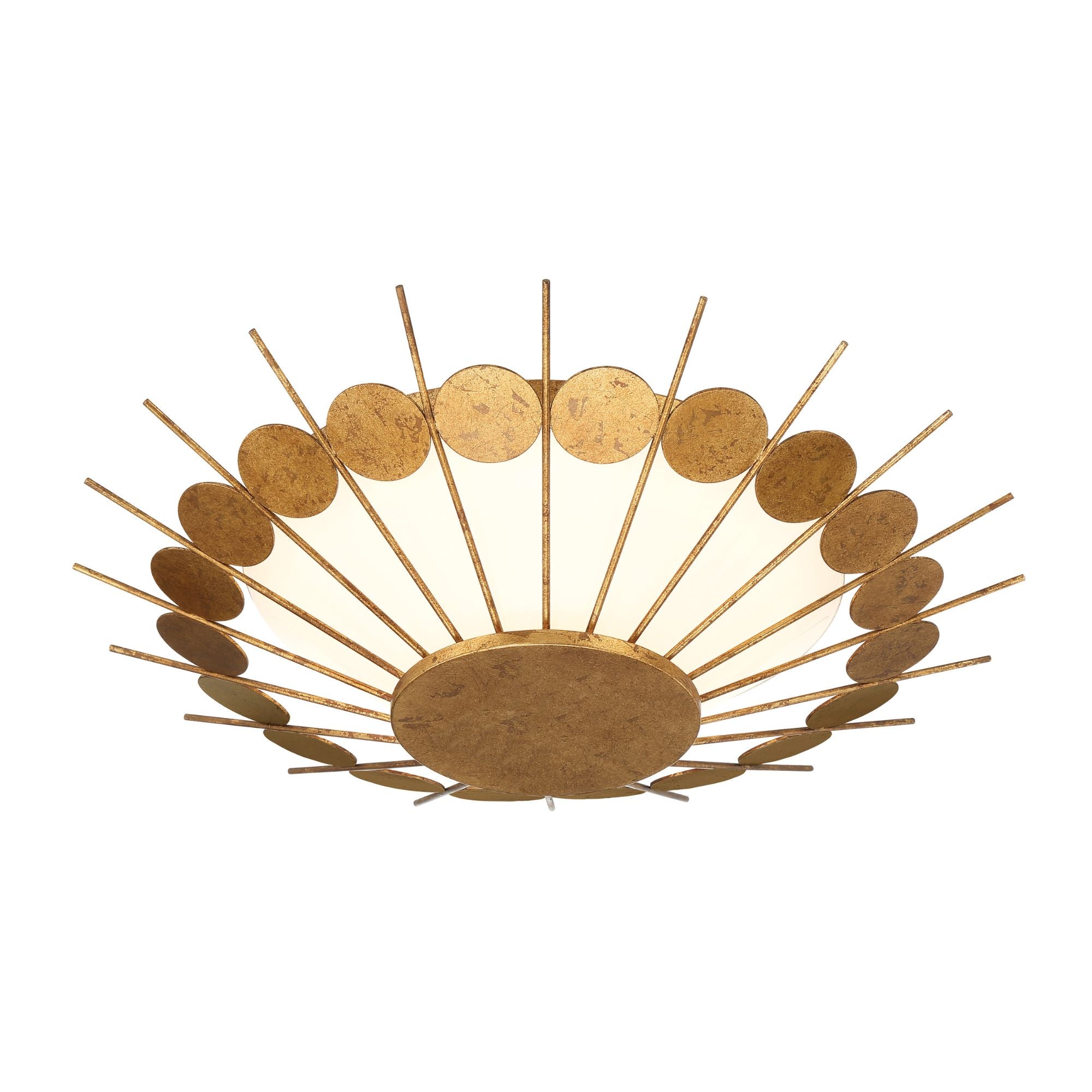 Capieso 20" LED Flush Mount, Elara Gold Finish