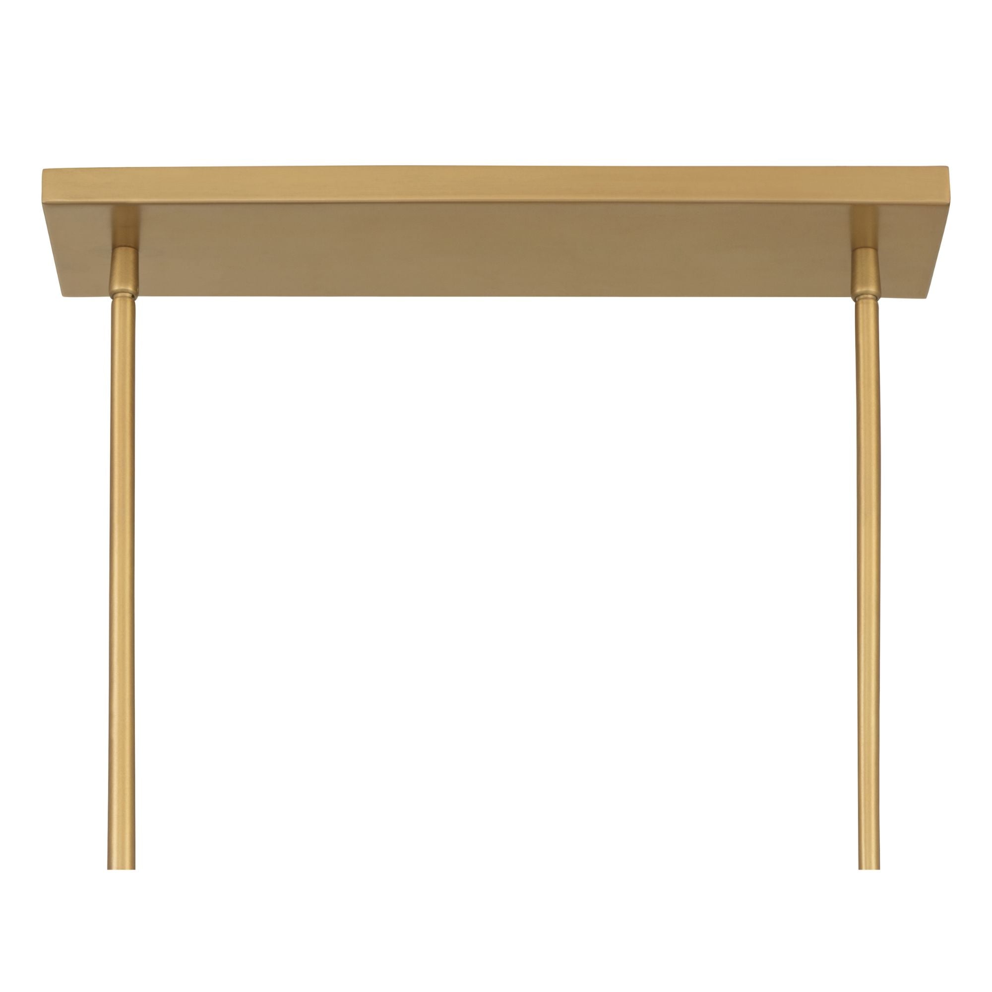 Minka-Lavery Cordón 63.25 in. 3-Light Linear Chandelier, Legacy Brass & Natural with White Ceramic Shades