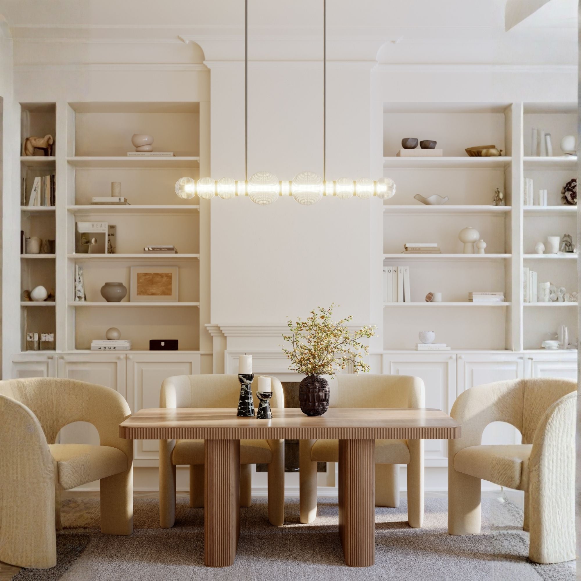 Minka-Lavery Cordel 50.25 in. LED Linear Chandelier