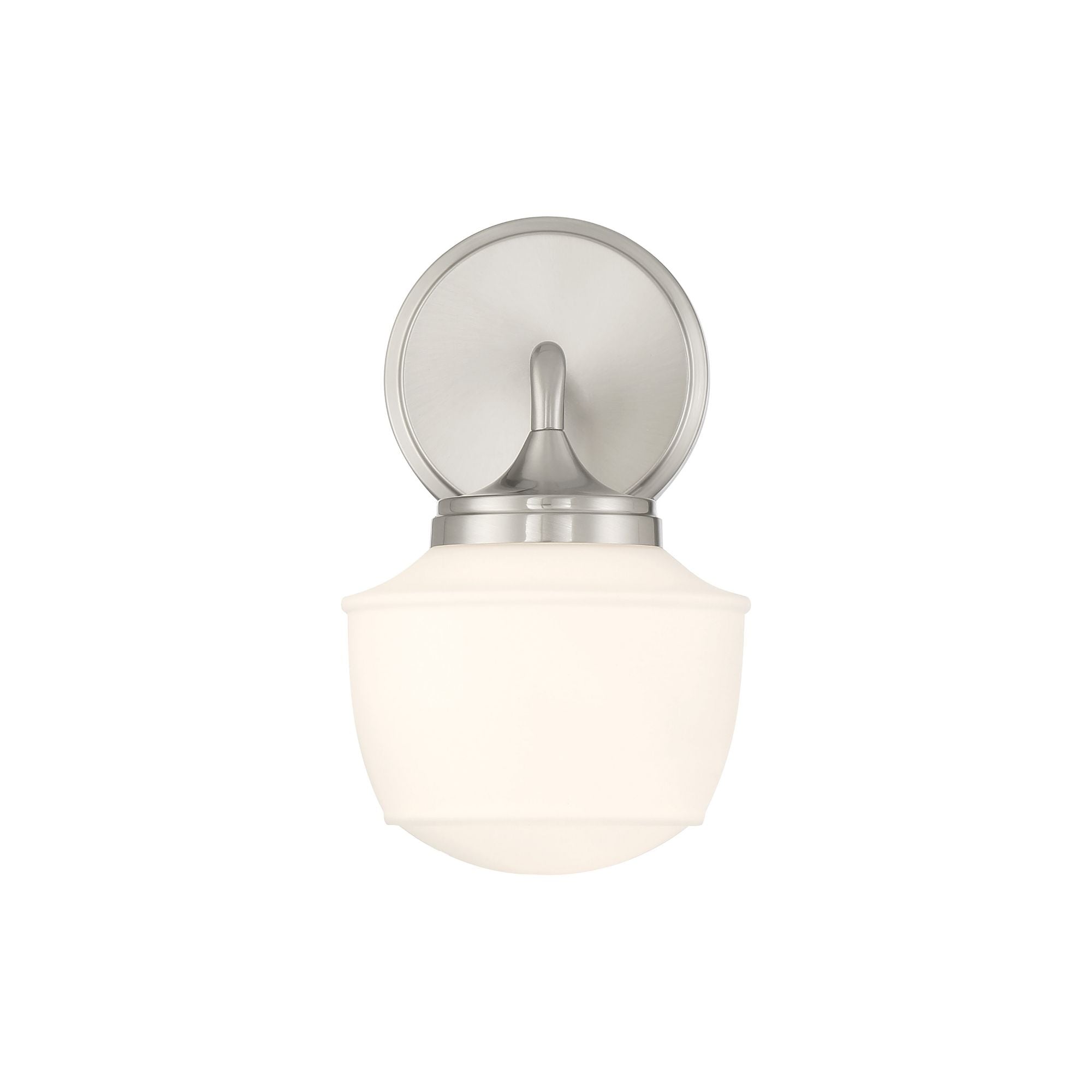Minka-Lavery Cornwell 10 in. Bathroom Vanity Light, Brushed Nickel with Etched Opal Glass