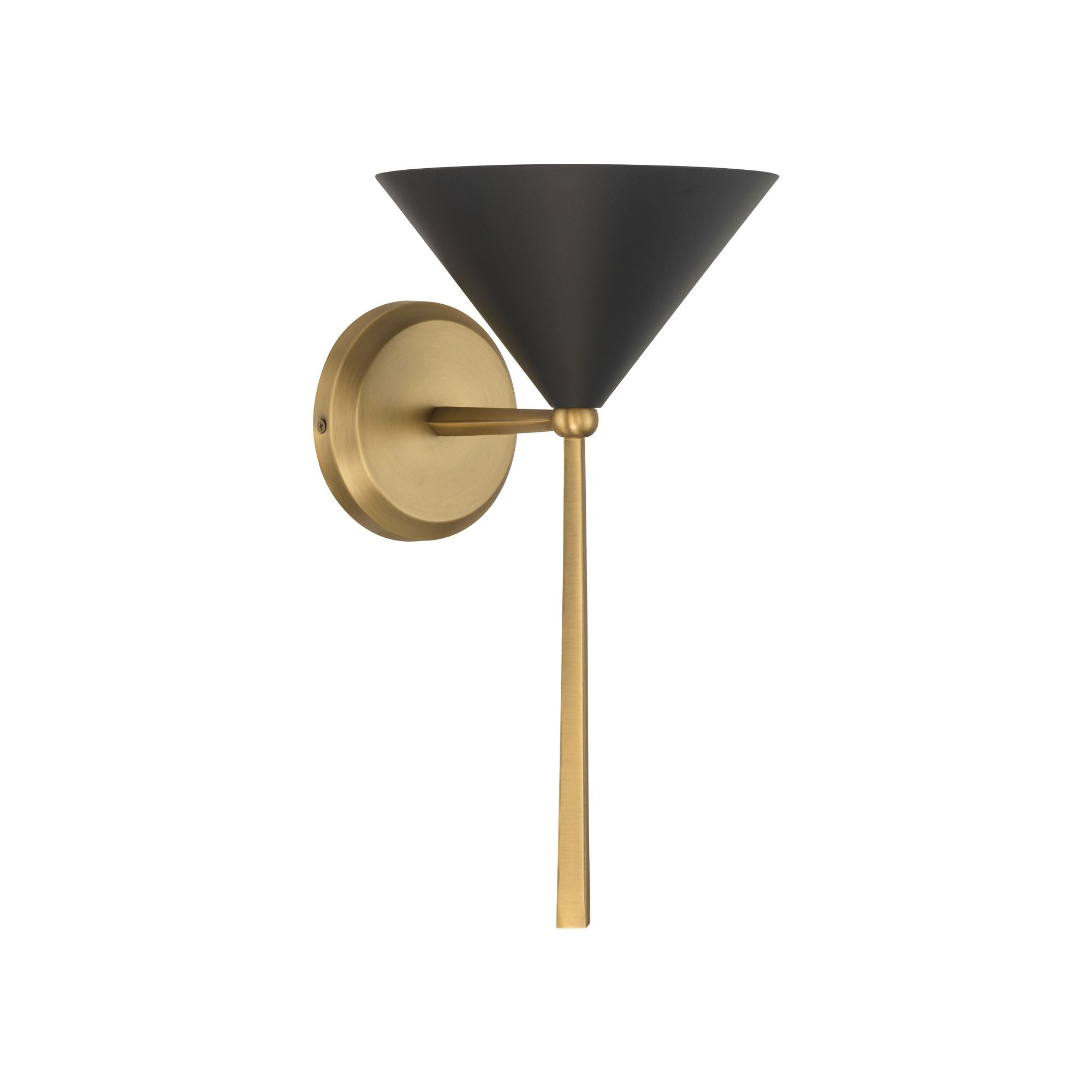 Minka-Lavery Cortan 15 in. Bath Sconce, Legacy Brass & Dark Bronze