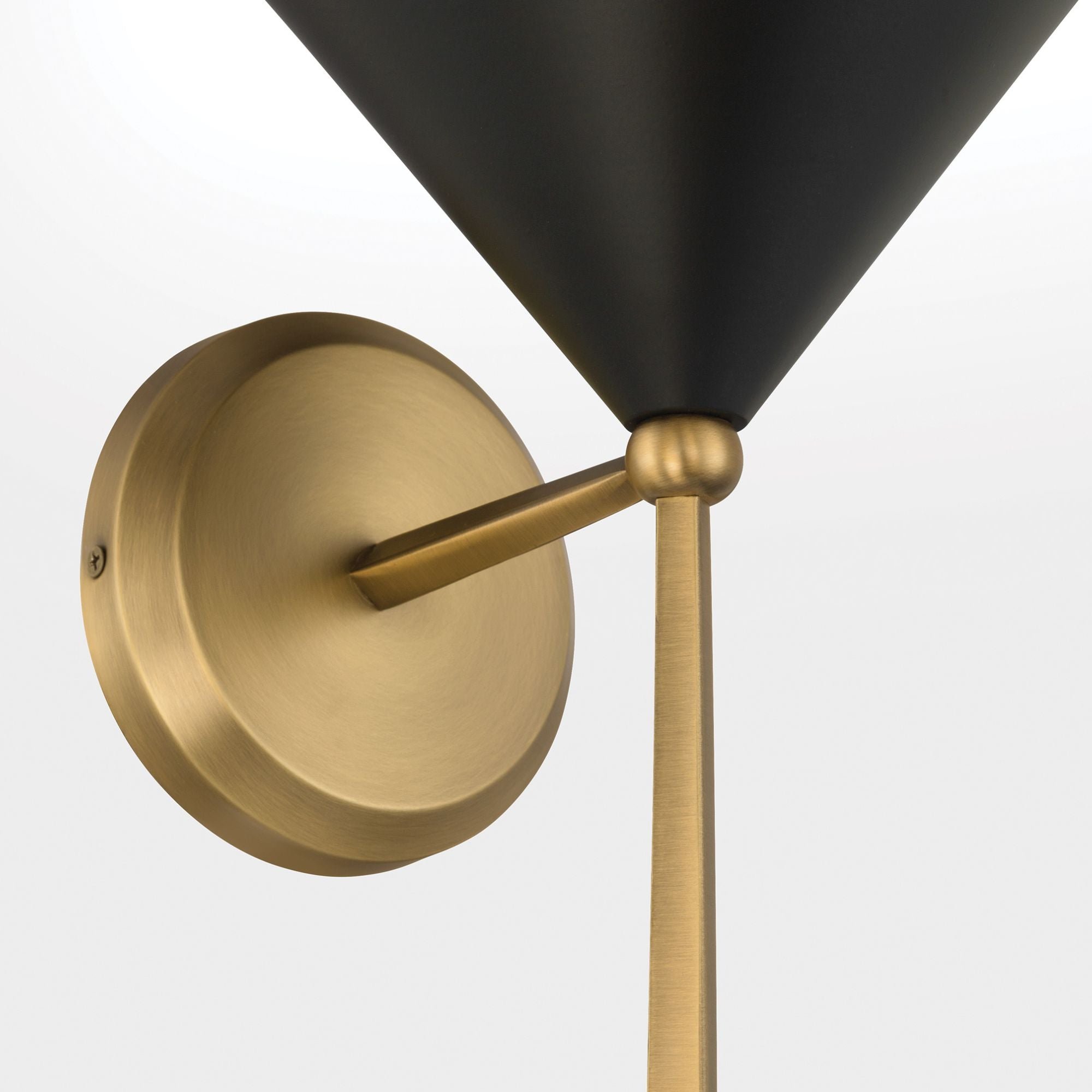 Minka-Lavery Cortan 15 in. Bath Sconce, Legacy Brass & Dark Bronze