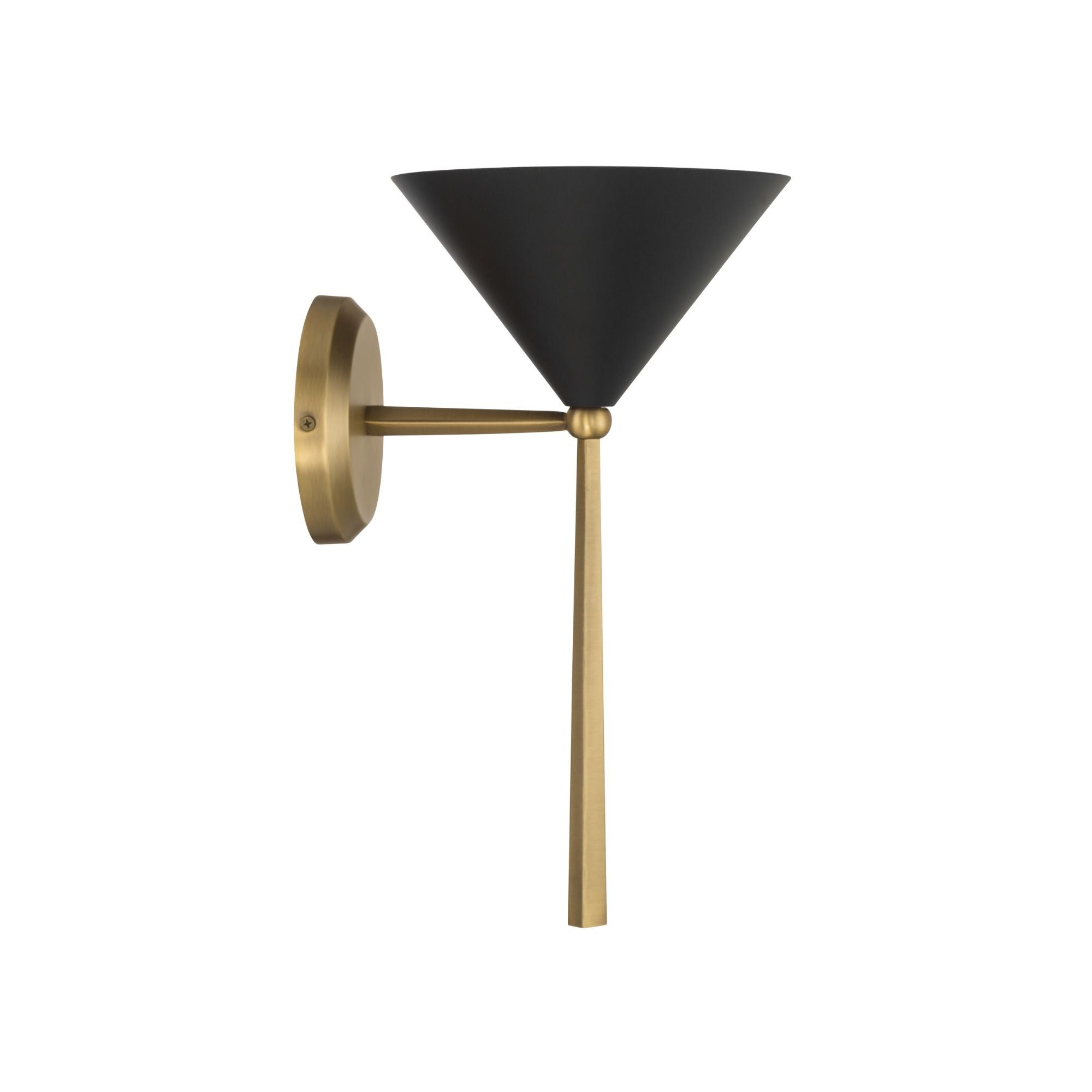 Minka-Lavery Cortan 15 in. Bath Sconce, Legacy Brass & Dark Bronze