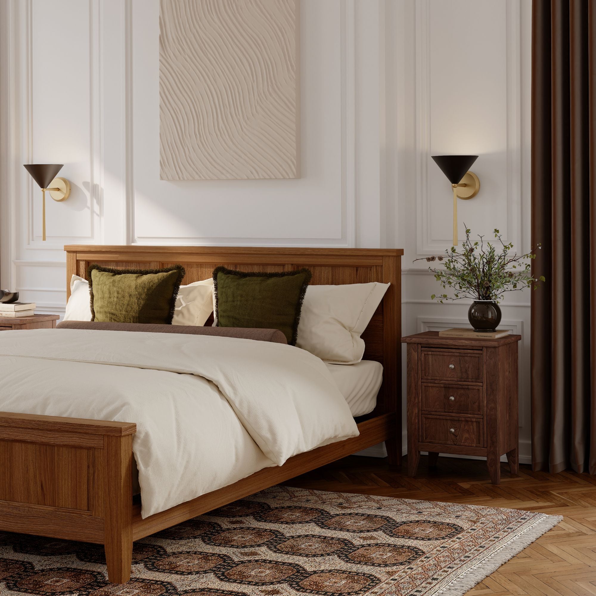 Minka-Lavery Cortan 15 in. Bath Sconce, Legacy Brass & Dark Bronze