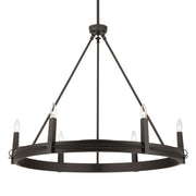 Minka-Lavery Dalvor 36 in. 6-Light Pendant, Dark Bronze