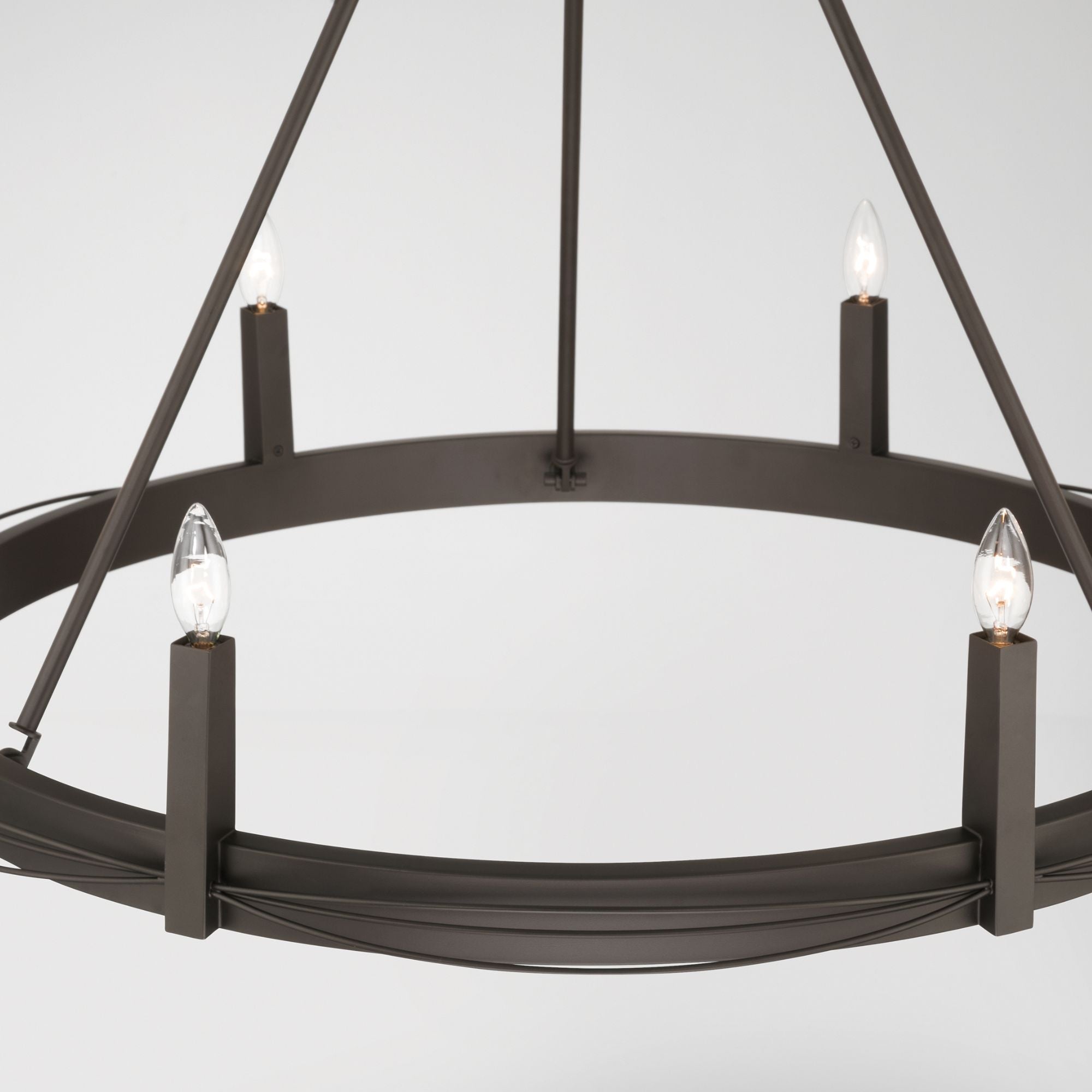 Minka-Lavery Dalvor 36 in. 6-Light Pendant, Dark Bronze