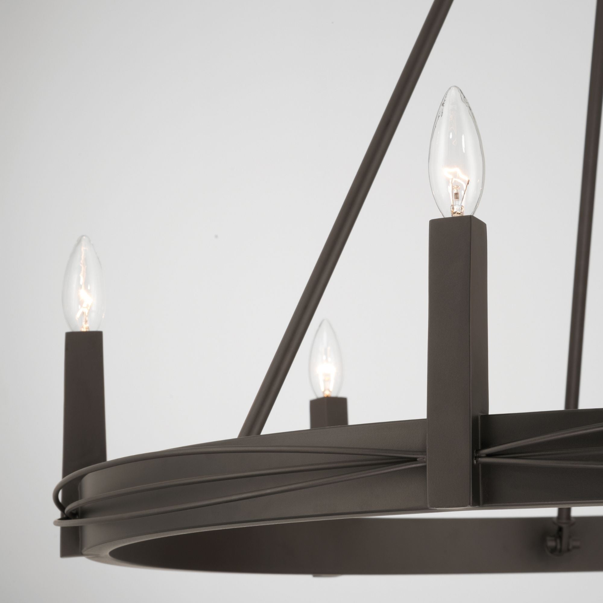 Minka-Lavery Dalvor 36 in. 6-Light Pendant, Dark Bronze