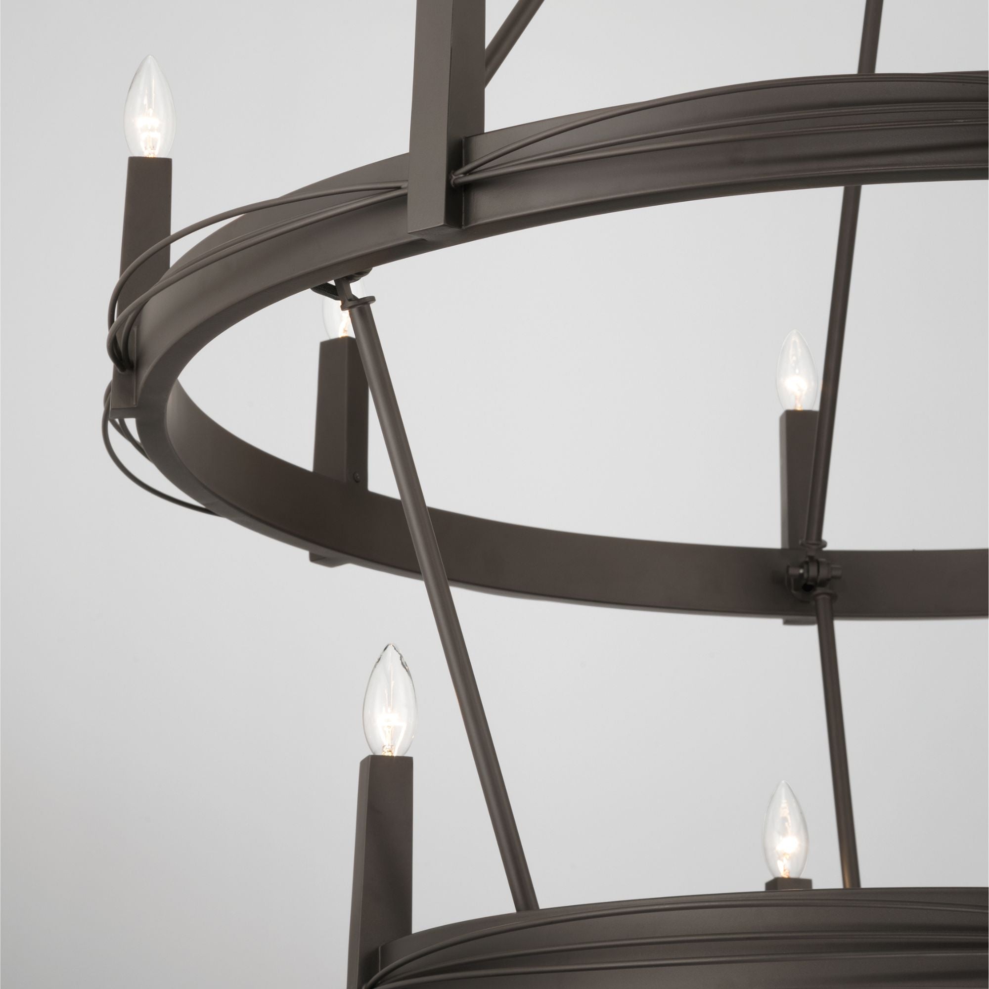 Minka-Lavery Dalvor 42.75 in. 12-Light Pendant, Dark Bronze