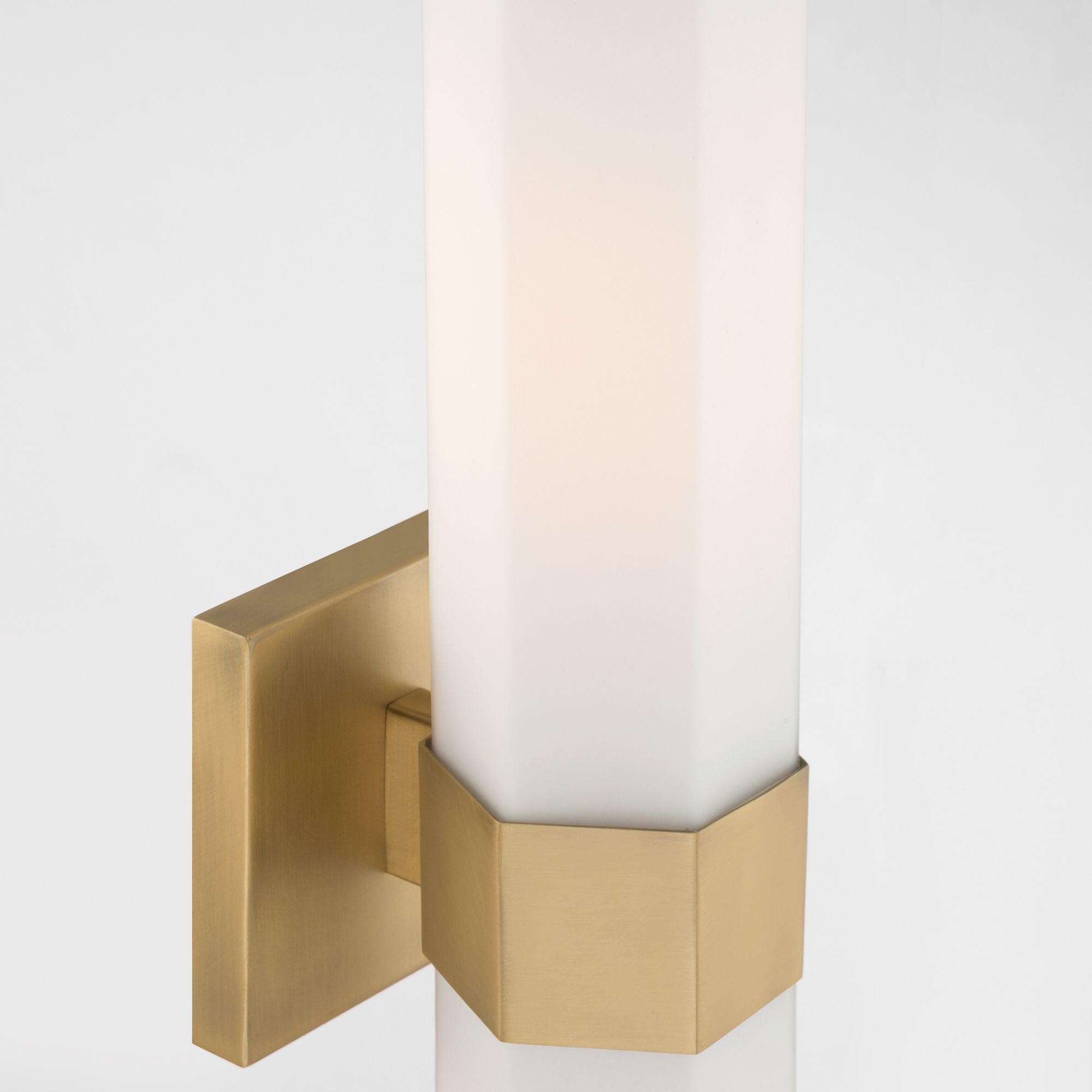 Minka-Lavery Delgada 24 in. 2-Light Bath Bar, Legacy Brass with Etched Opal Glass