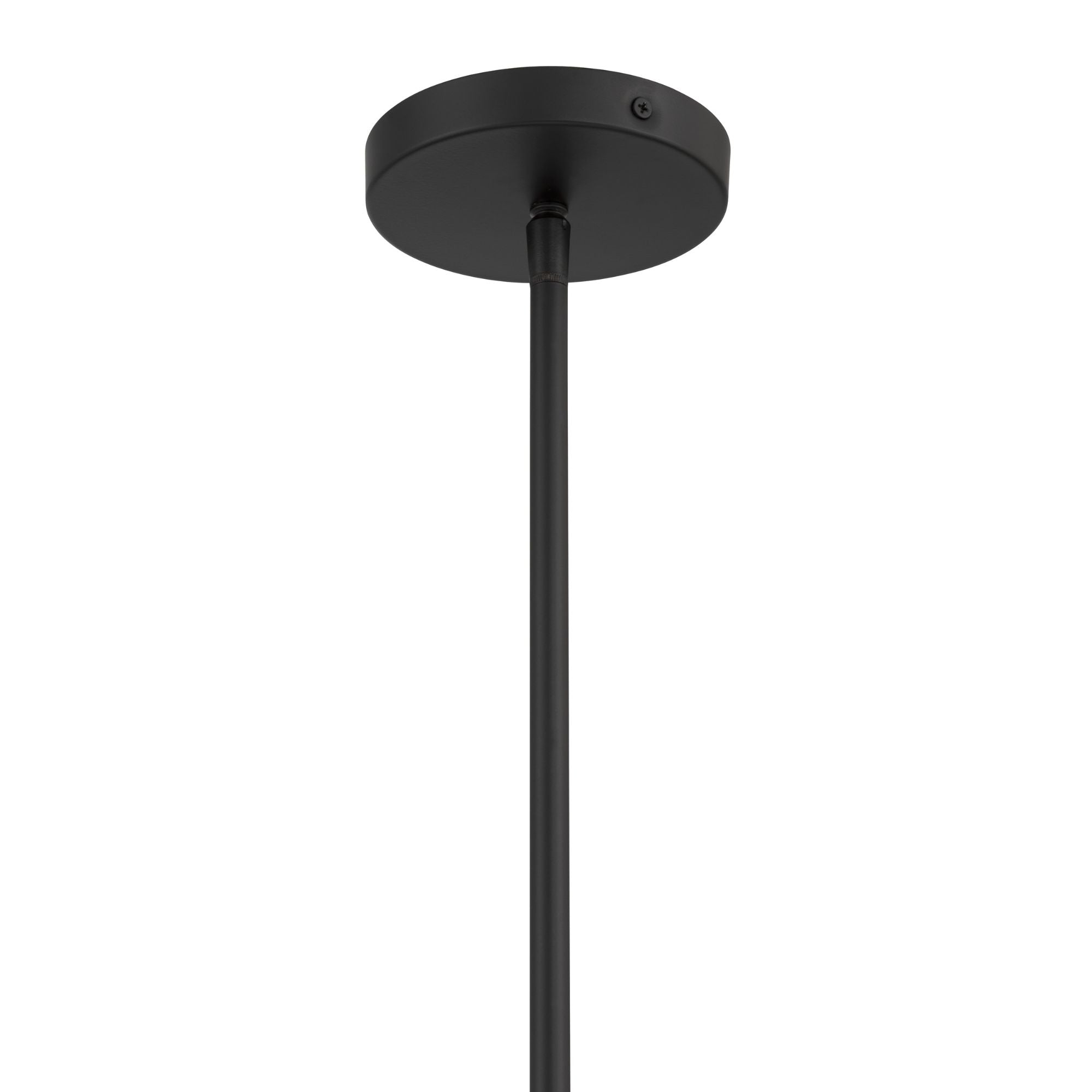 Minka-Lavery Delgada 36 in. 10-Light Chandelier, Dark Matte Black with Etched Opal Glass