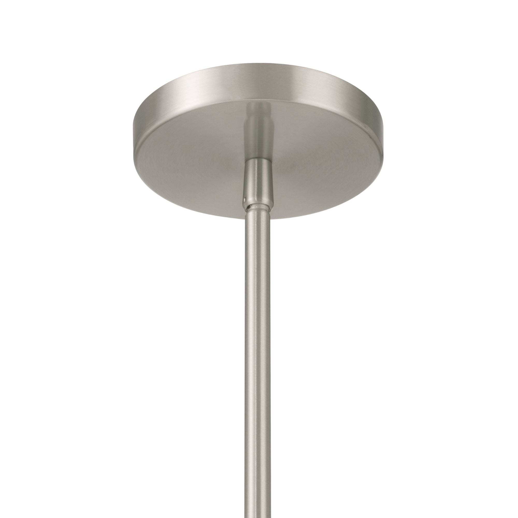 Minka-Lavery Elaris 12.5 in. Pendant Light, Brushed Nickel with Clear Tapered Glass