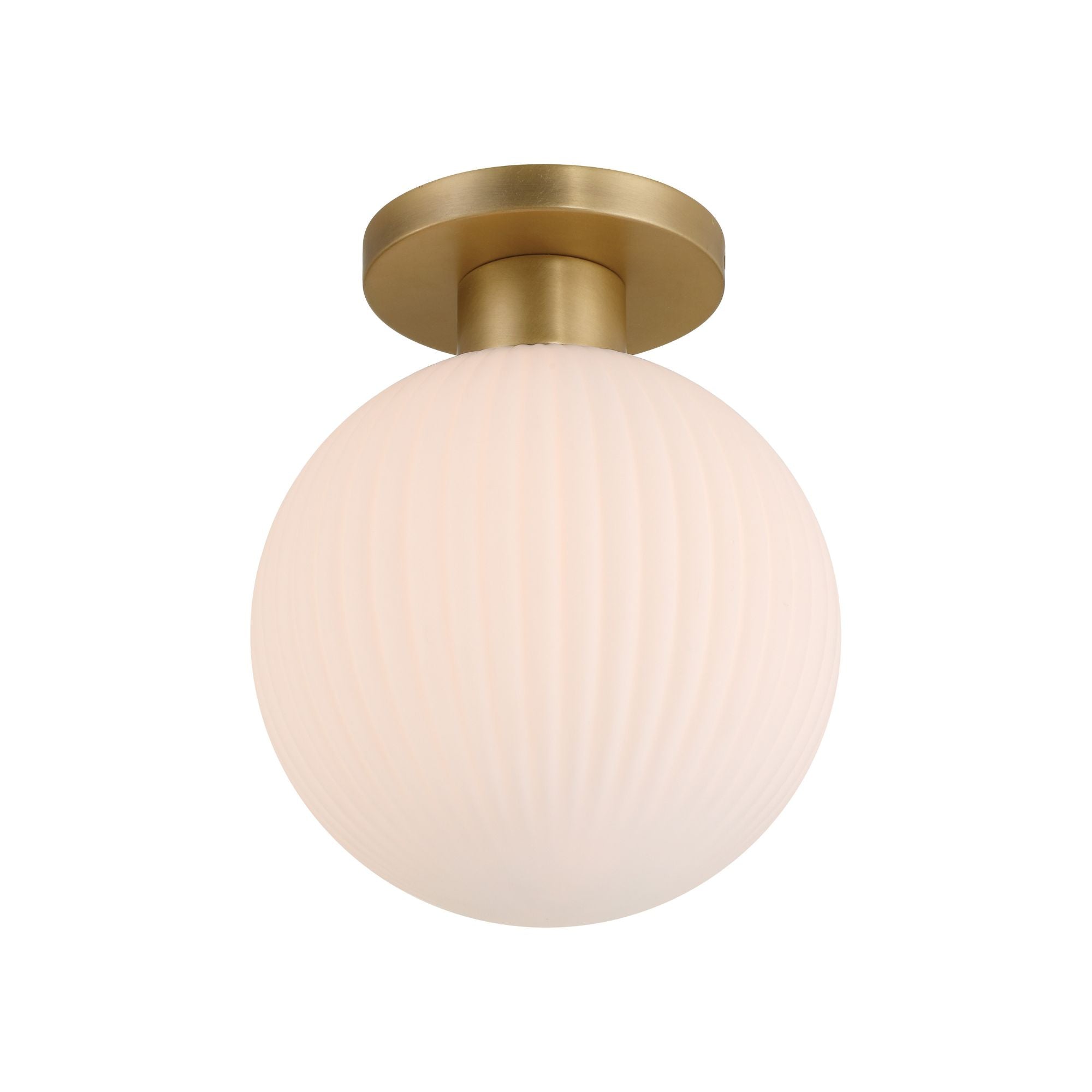 Fenton 12" Flush Mount, Legacy Brass Finish