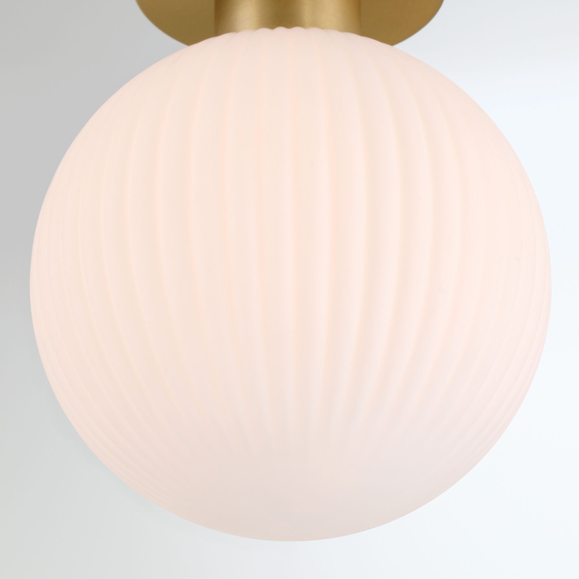 Fenton 12" Flush Mount, Legacy Brass Finish