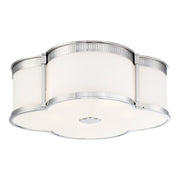 22" LED Flush Mount, Polished Nickel Finish