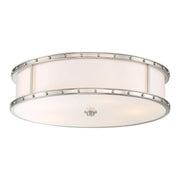 20" LED Flush Mount, Brushed Nickel Finish