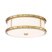 16" LED Flush Mount, Liberty Gold Finish