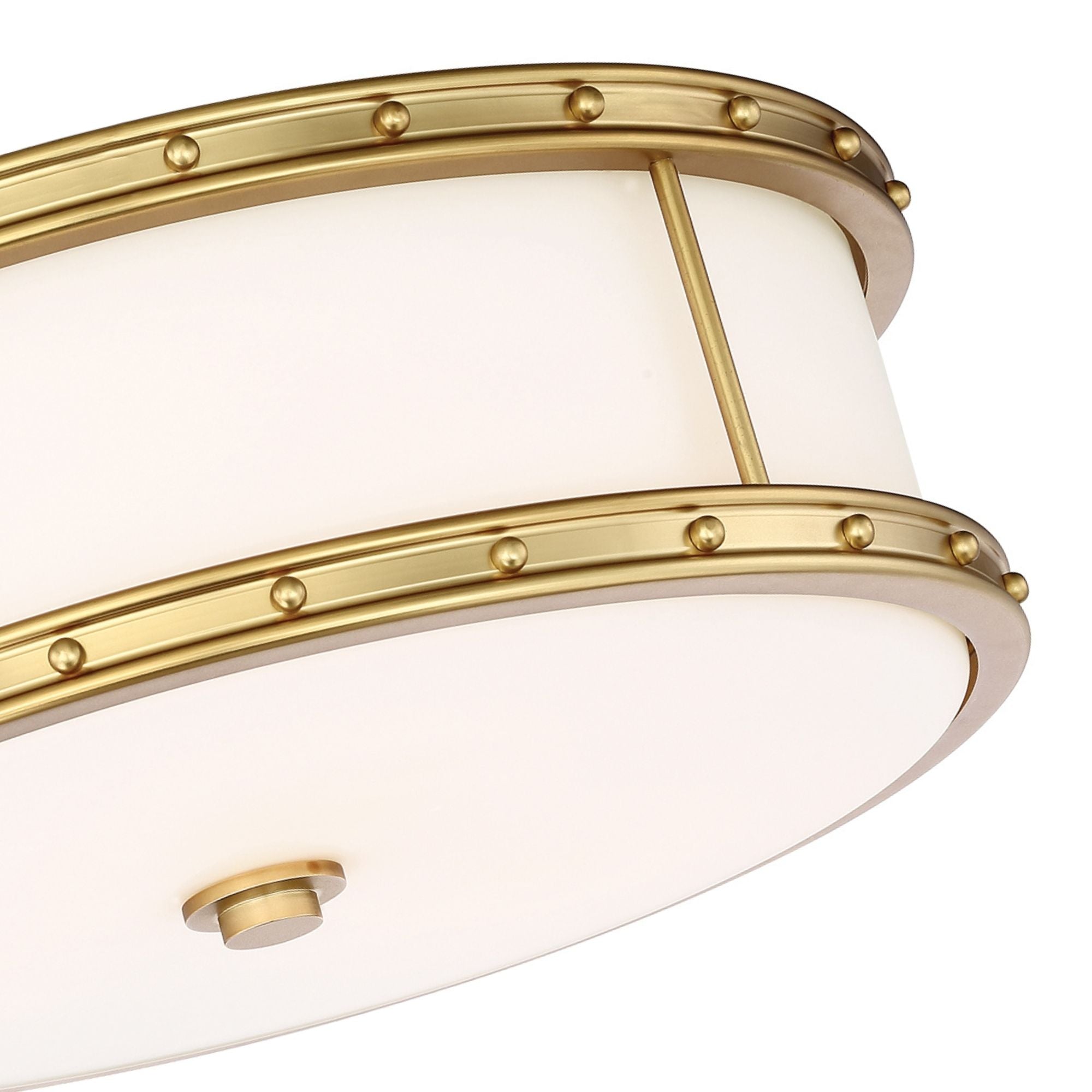 16" LED Flush Mount, Liberty Gold Finish