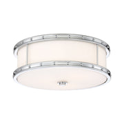 16" LED Flush Mount, Chrome Finish