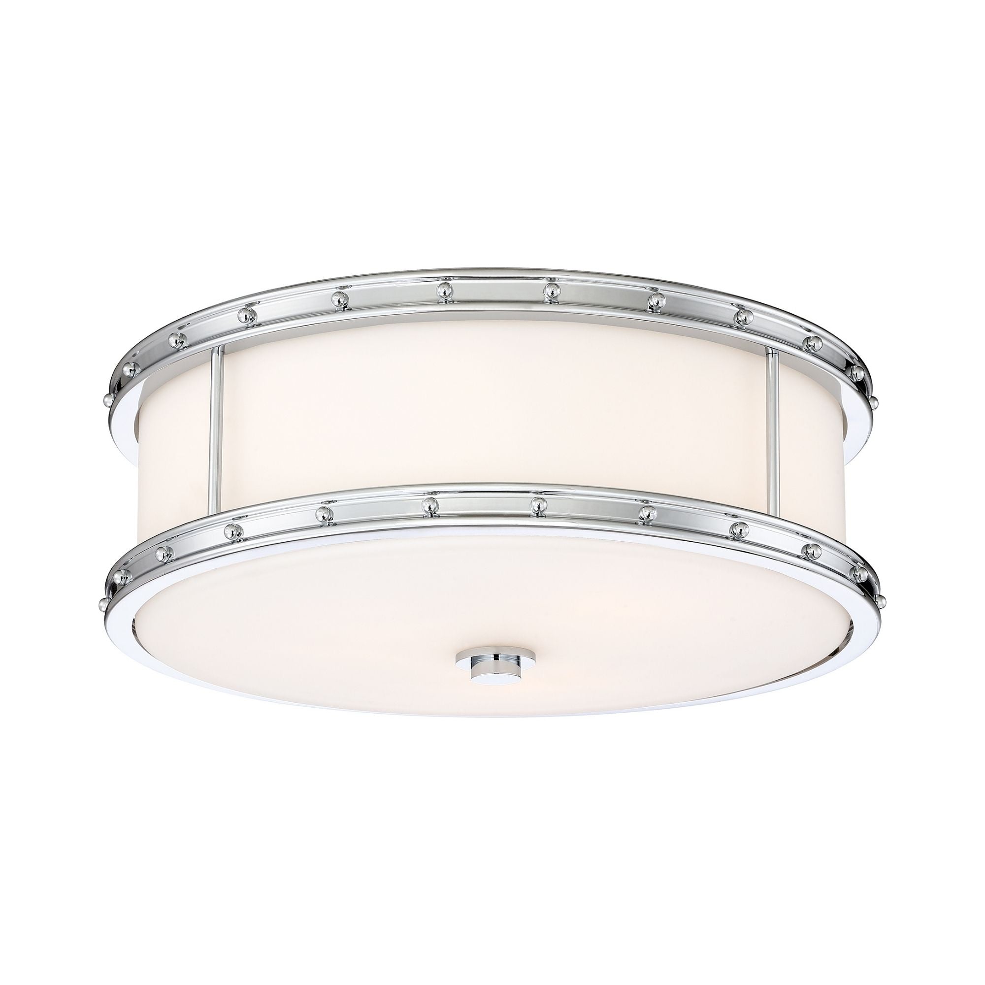 16" LED Flush Mount, Chrome Finish
