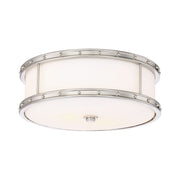 16" LED Flush Mount, Brushed Nickel Finish