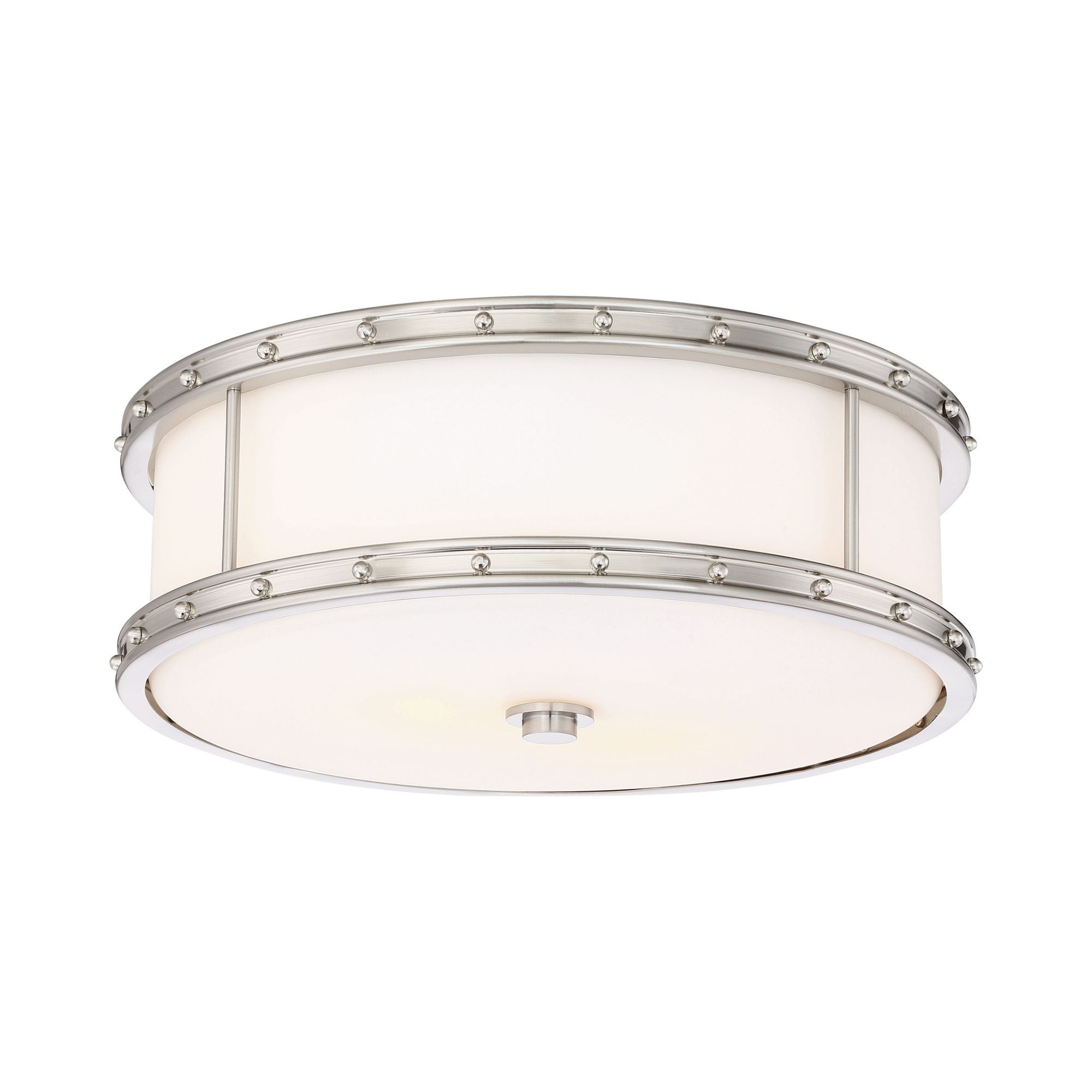 16" LED Flush Mount, Brushed Nickel Finish