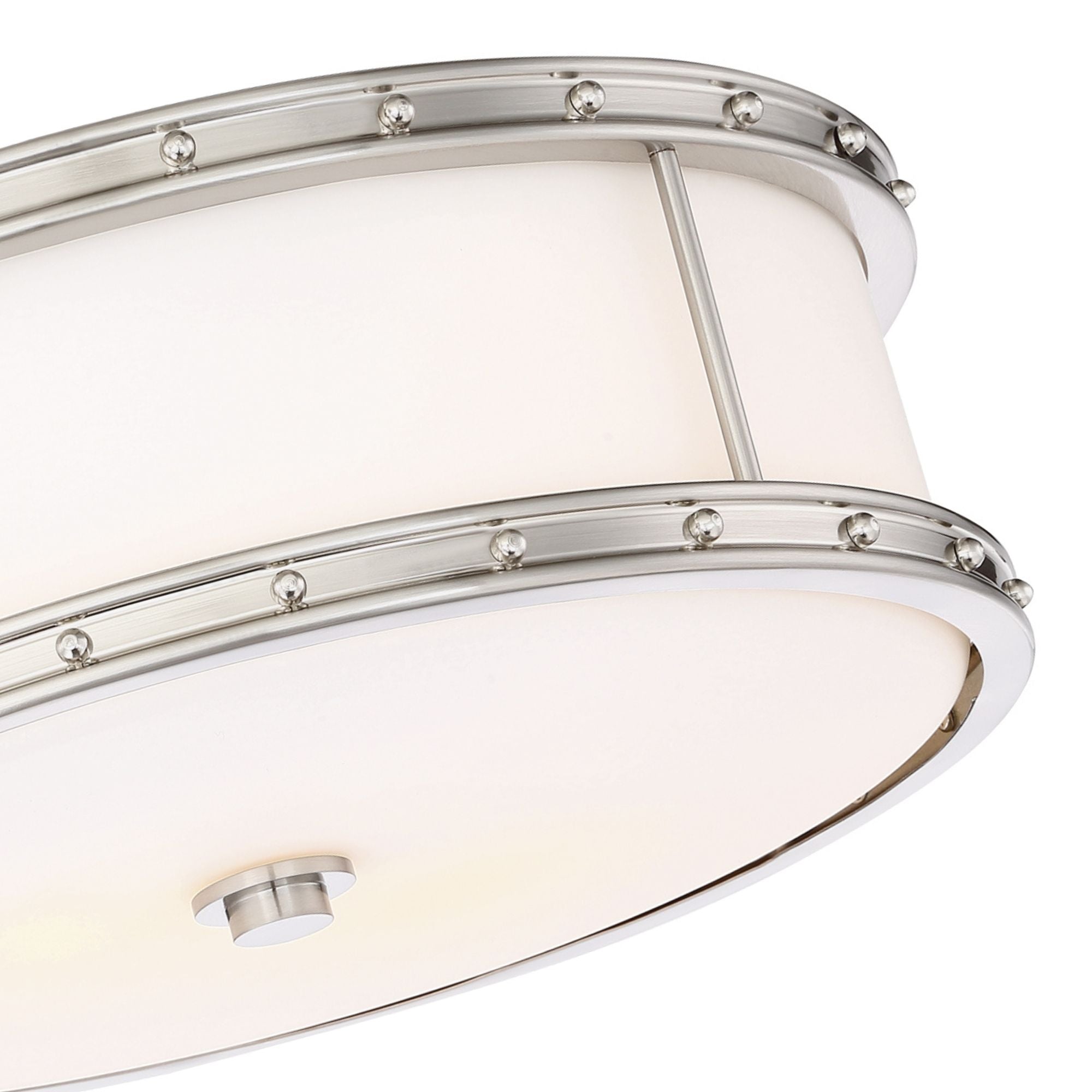 16" LED Flush Mount, Brushed Nickel Finish