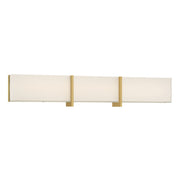 Minka-Lavery High Rise 30.25 in. LED Bath Bar, Legacy Brass with White Glass
